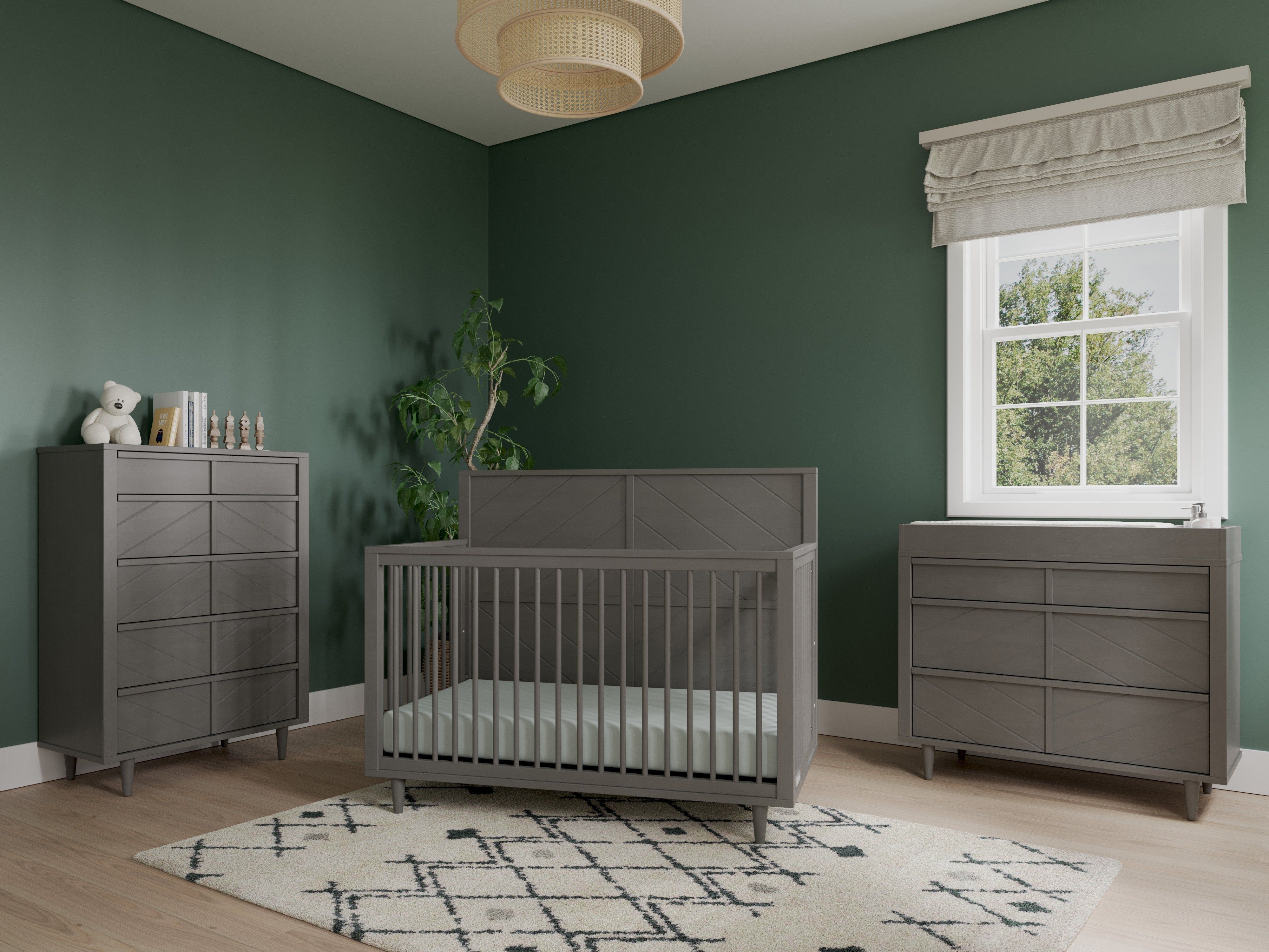 Surrey Hill 3 Drawer Dresser in Lunar Gray