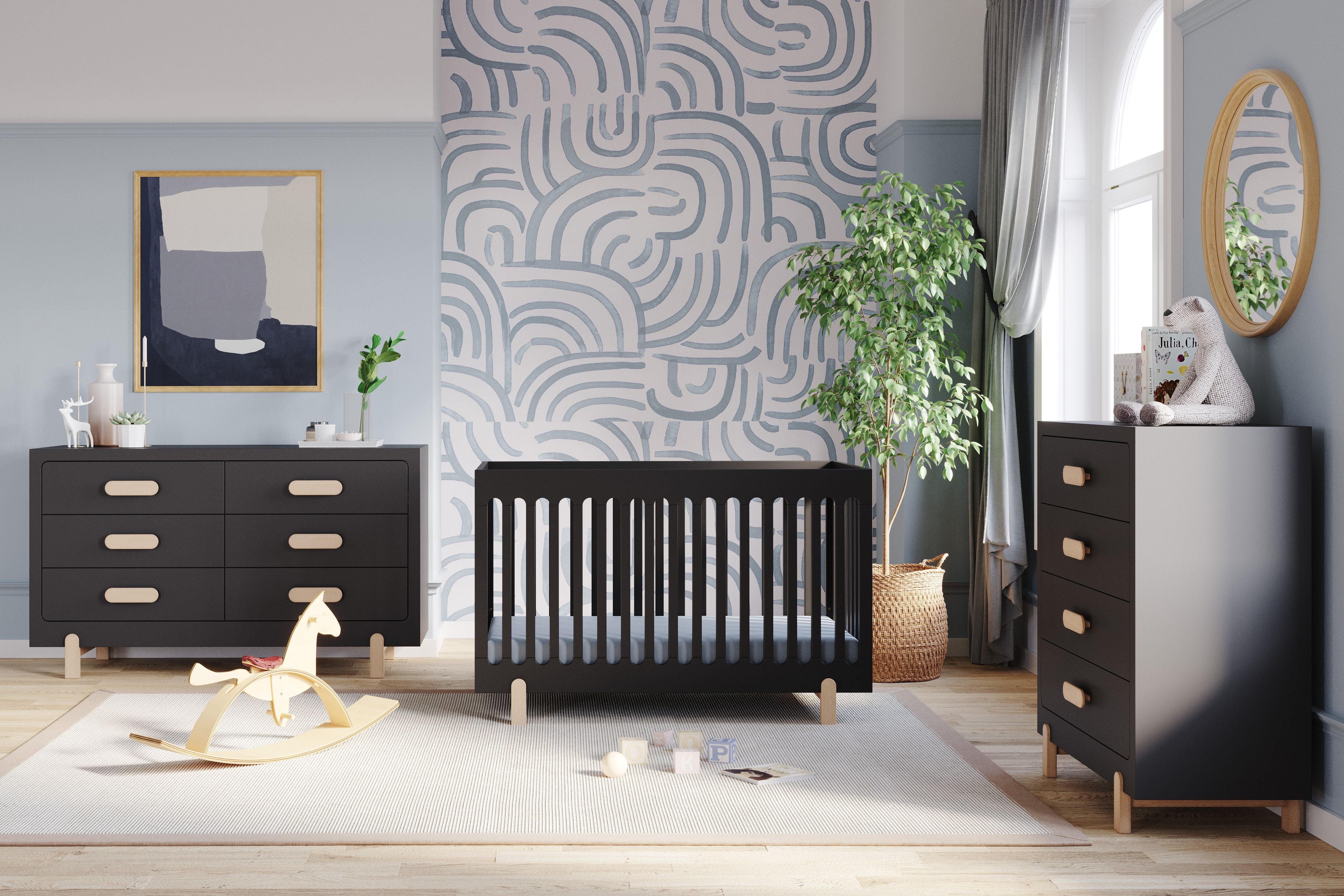 Park Heights 4-in-1 Euro Crib - Caviar Black