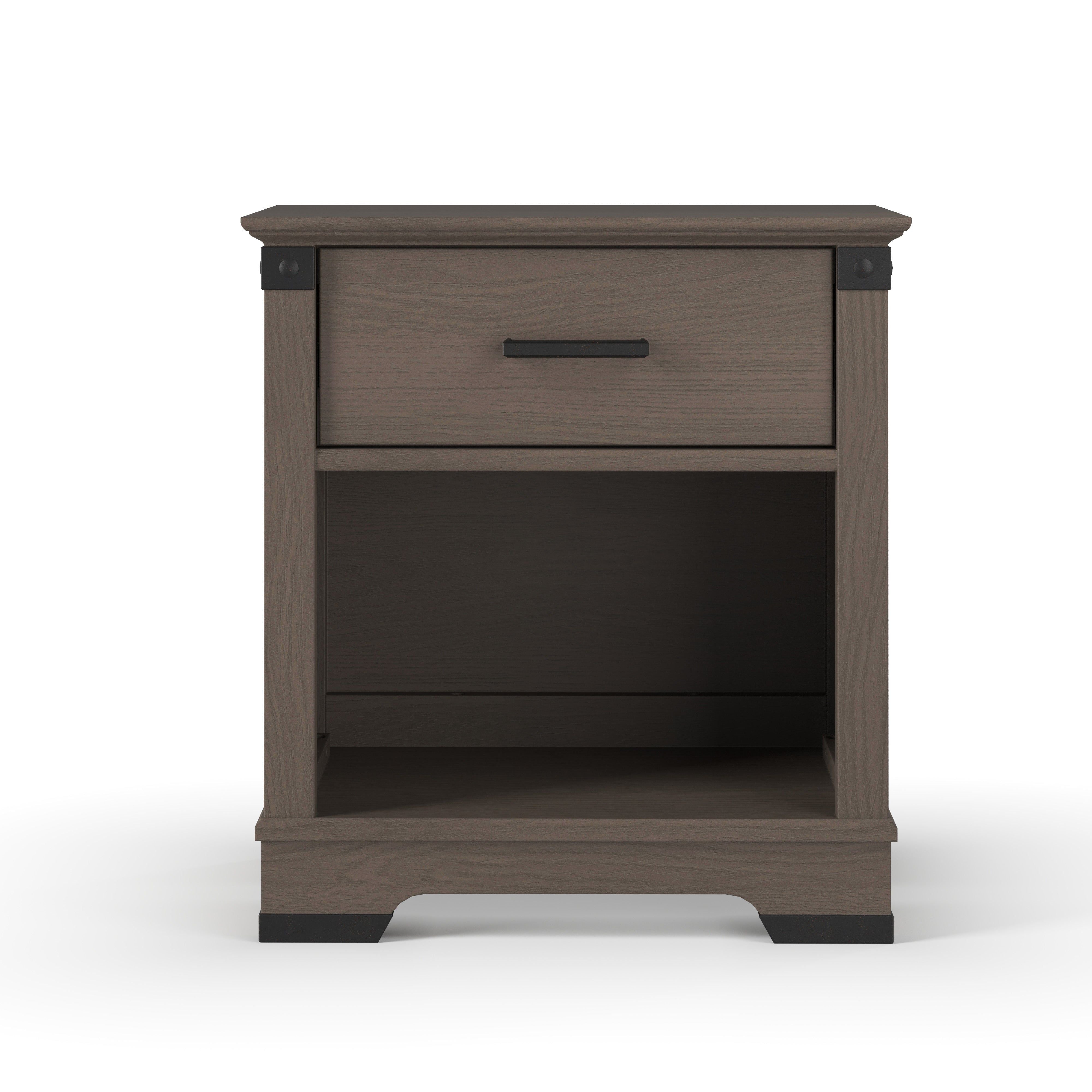 Redmond Nightstand, Dapper Gray