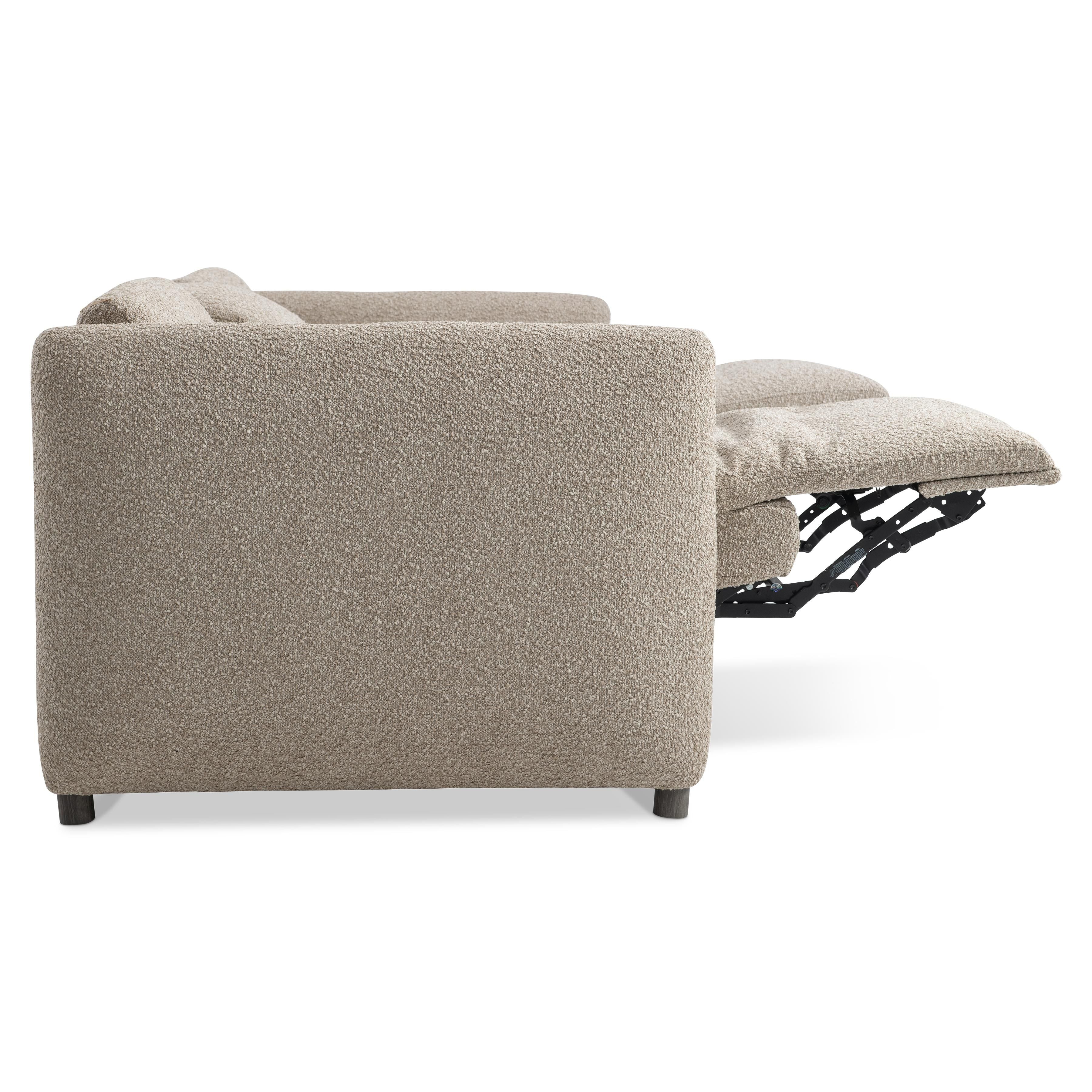 Bernhardt Luc Fabric Power Motion Sofa