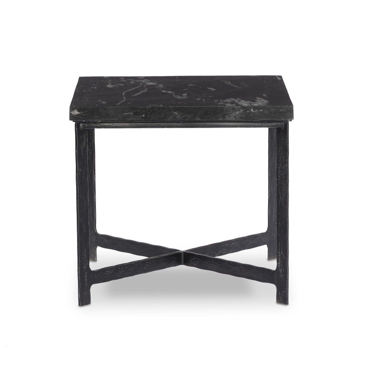 Hammered Iron End Table