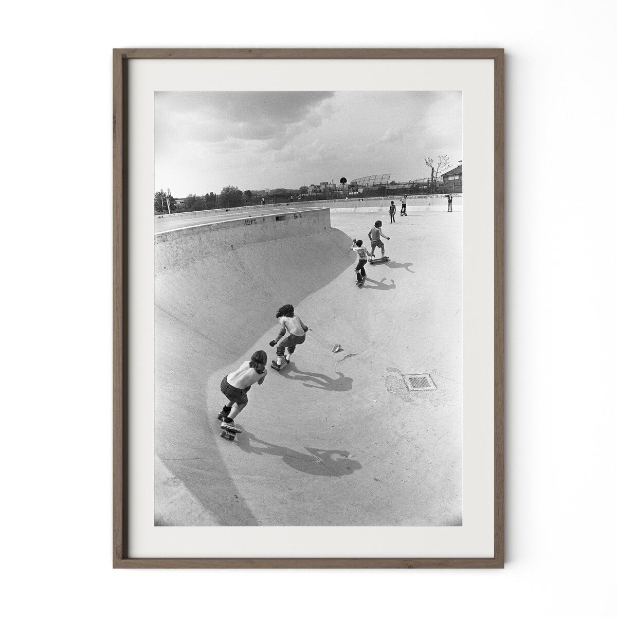 Skateboarding In A Drained Pool Ii