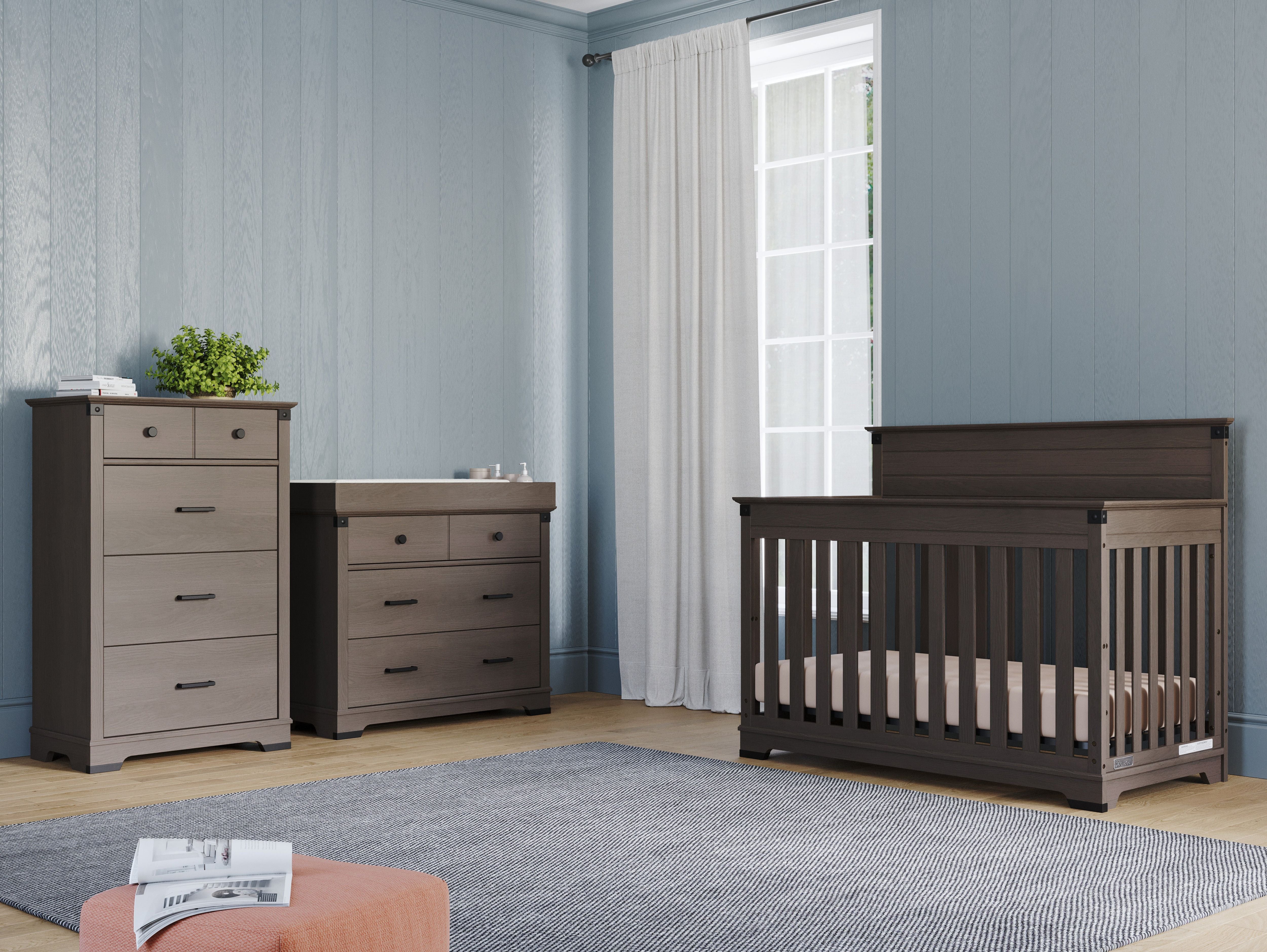 Universal Changing Table Topper, Dapper Gray by Halo Sleep