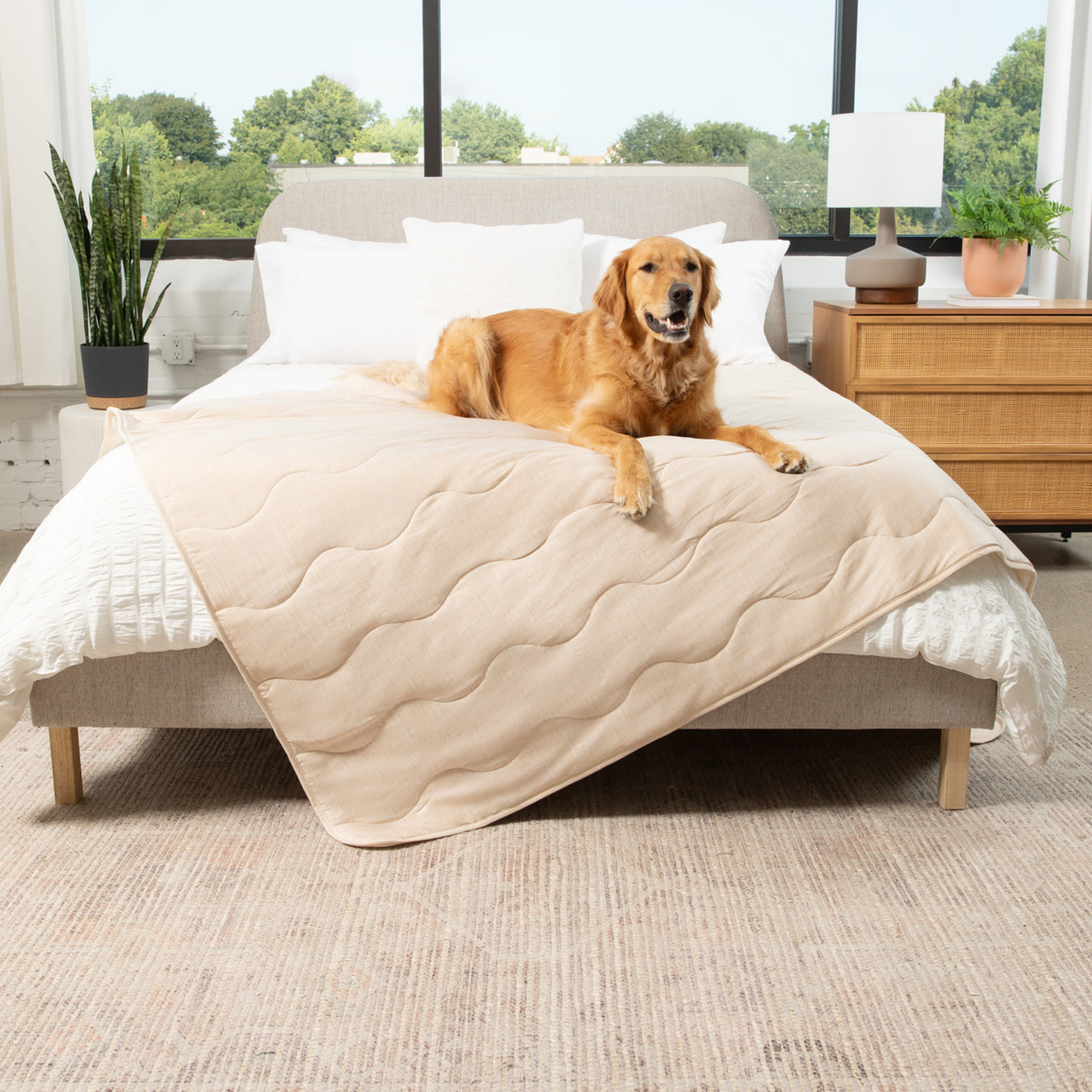 PupChill™ Cooling Waterproof Dog Blanket - Arctic Sand