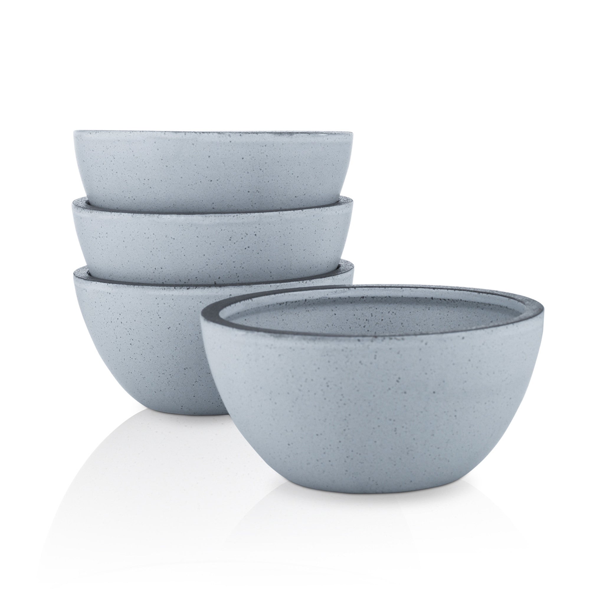 Tina Stoneware Bowl - Blue And Gray