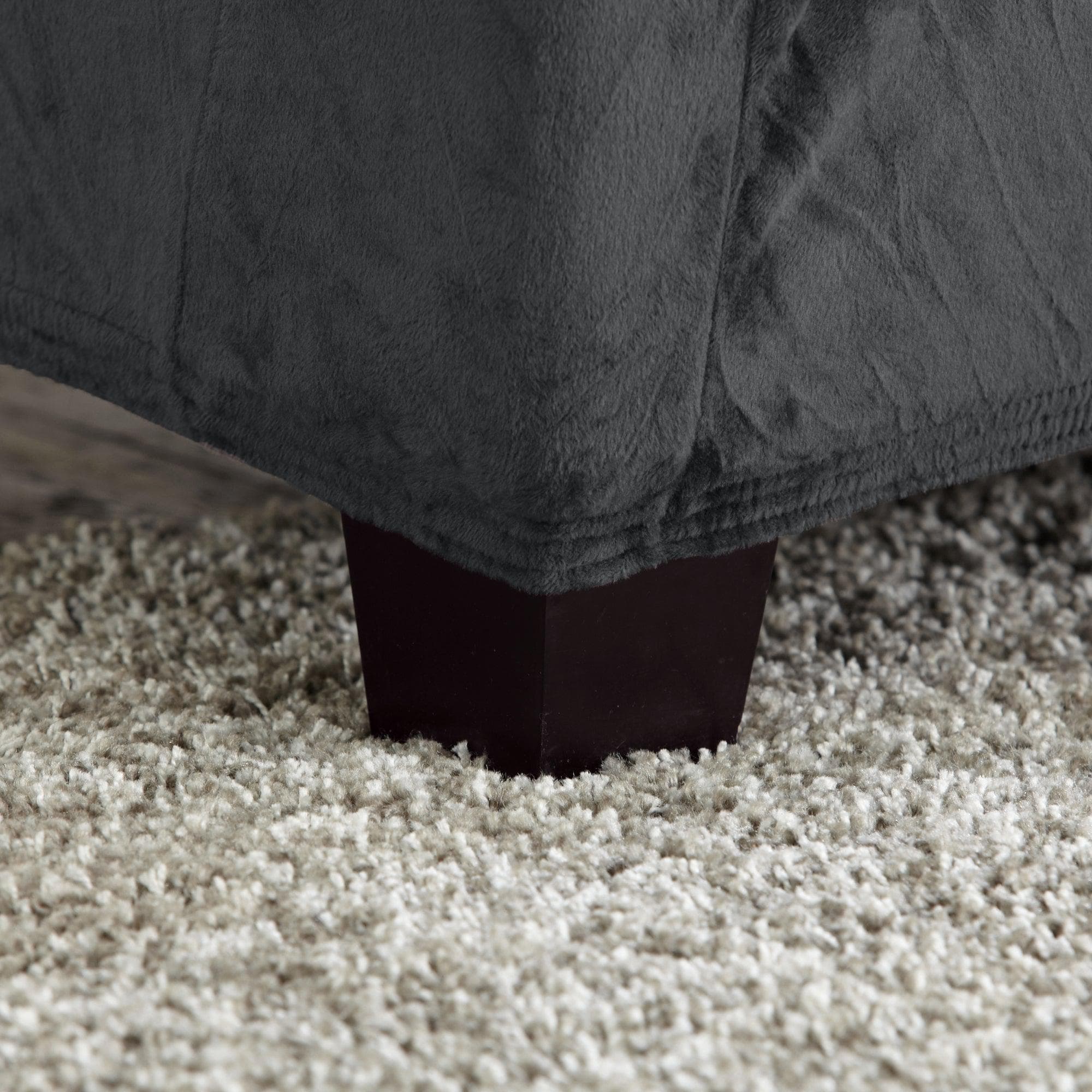 Velvet Stretch Slipcover - Gale Collection - Best Buy Furniture