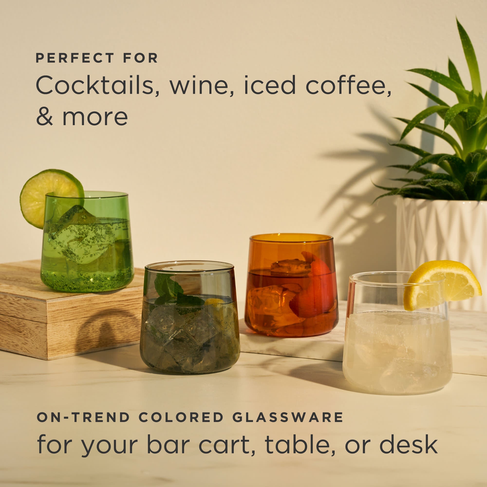 Aurora Cocktail Tumblers Set of 4