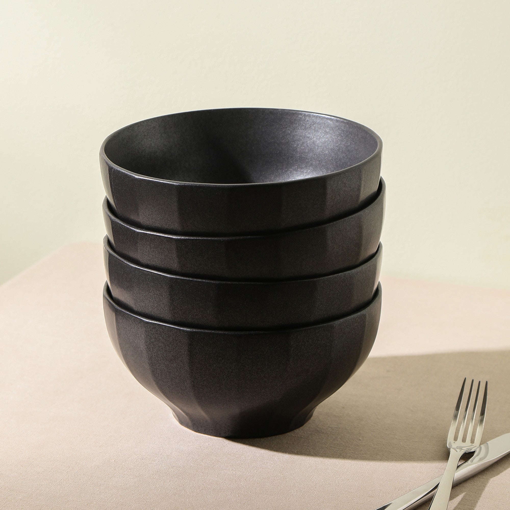 Rio Stoneware Bowl - Black
