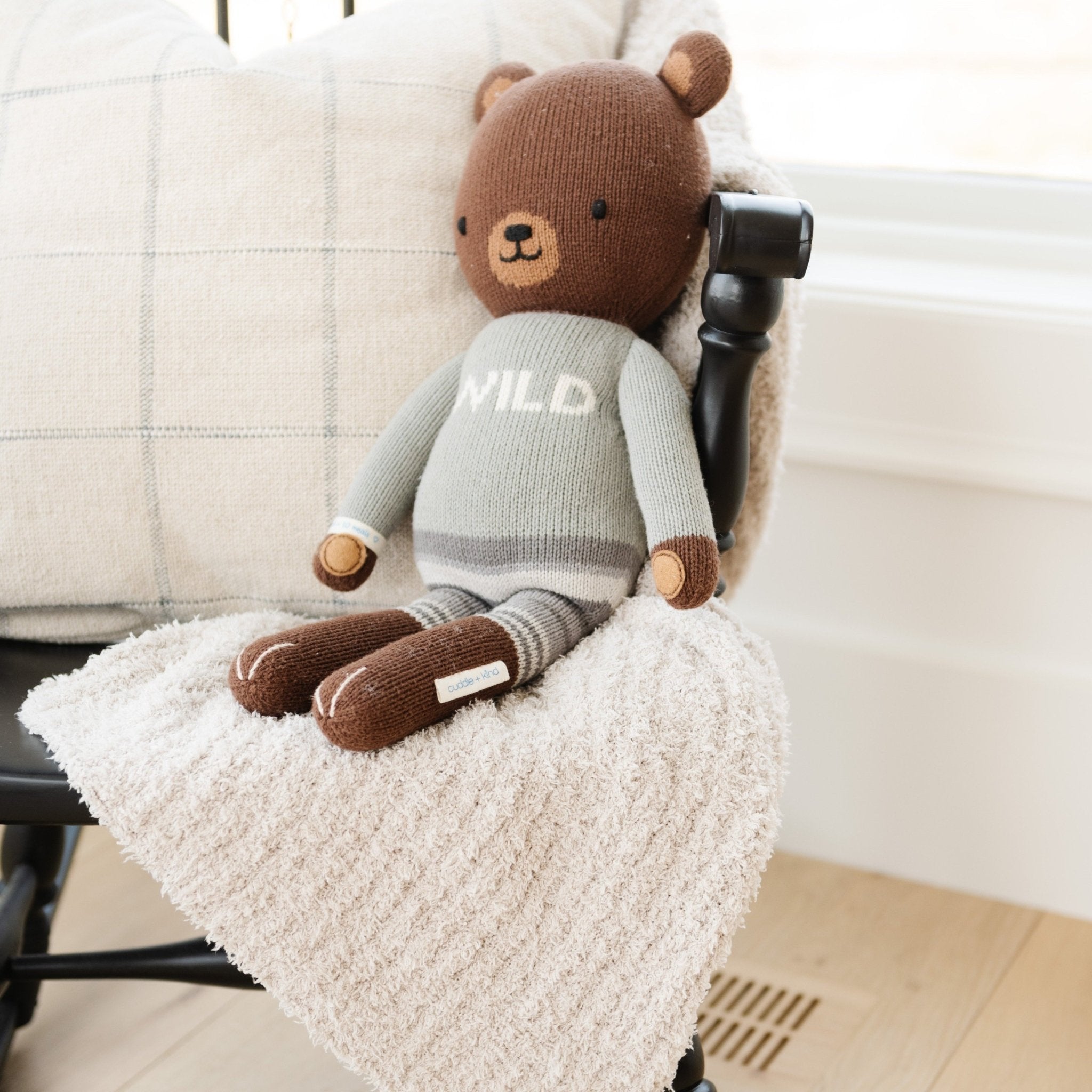 Ribbed Bamboni® Receiving Blanket 30x40 Inch Microfiber