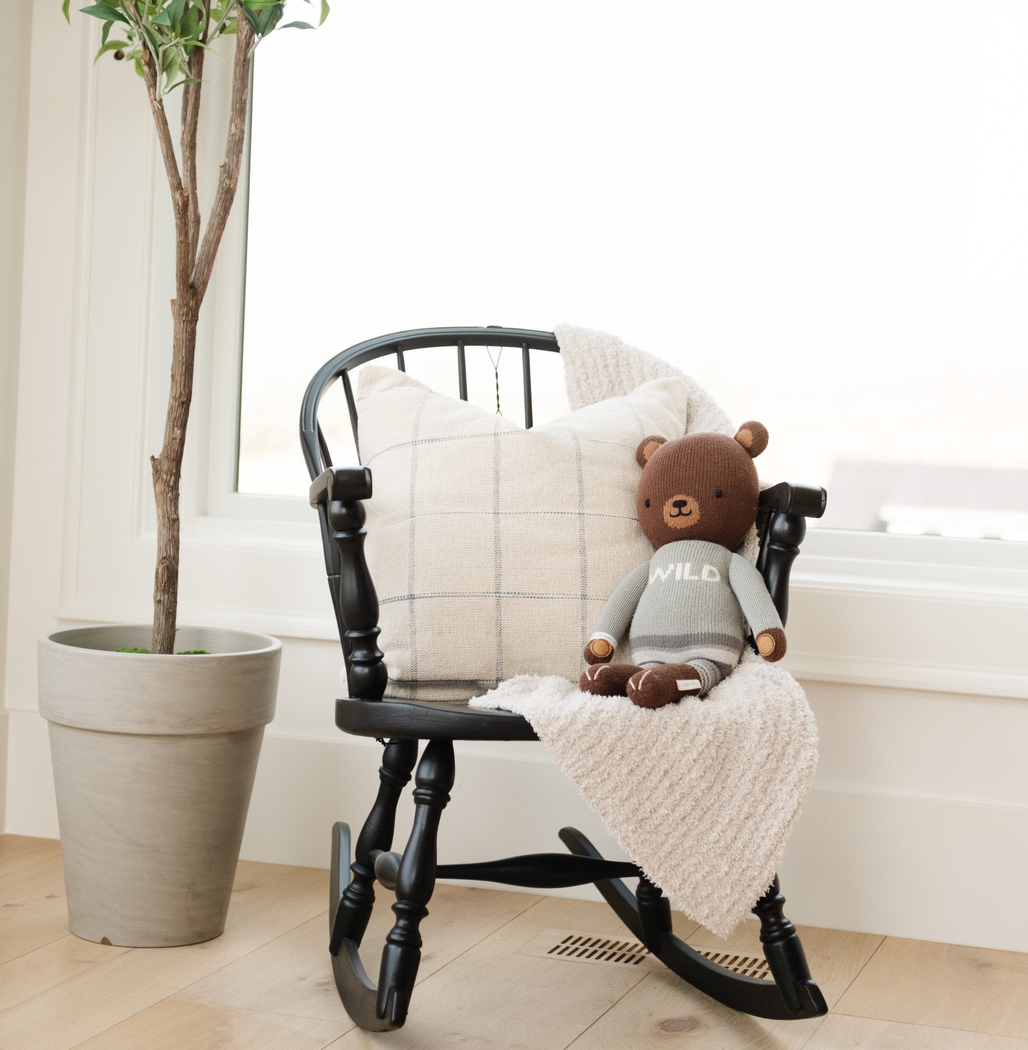 Ribbed Bamboni® Receiving Blanket 30x40 Inch Microfiber