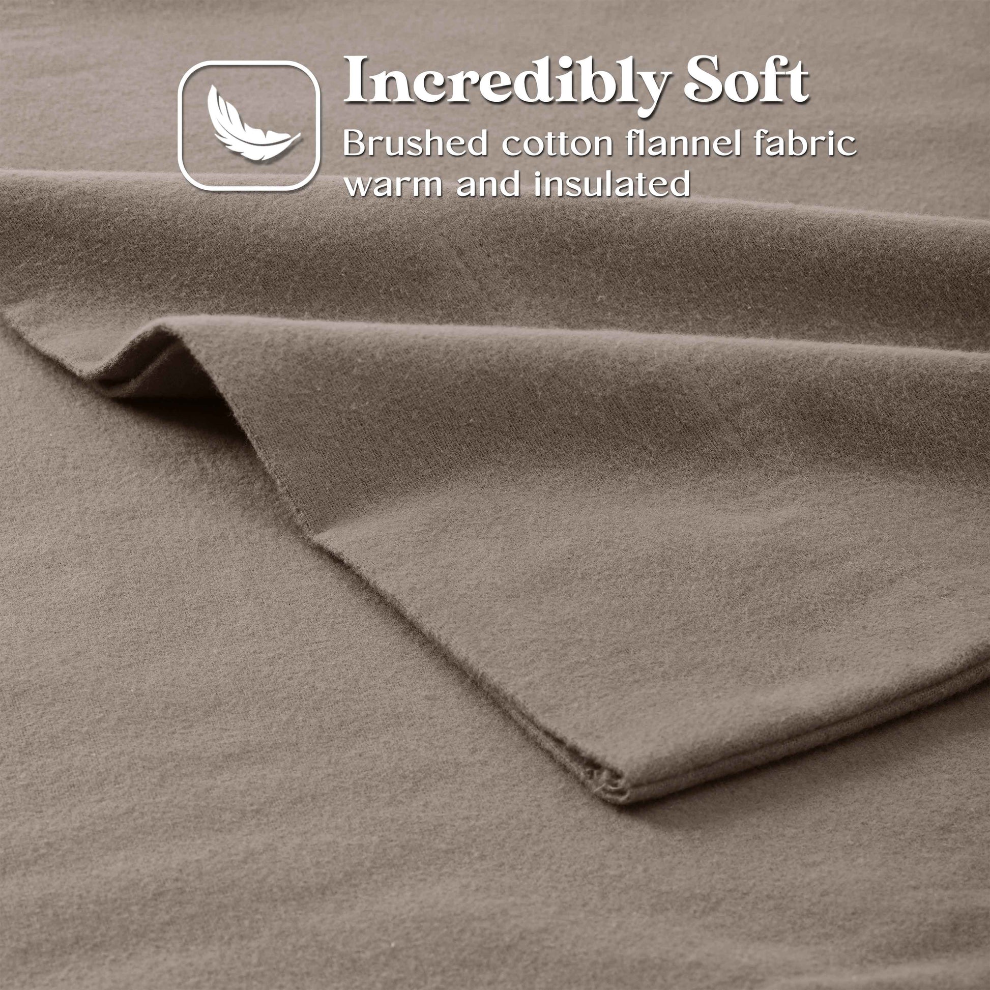 100% Cotton Flannel Sheet Set Solid Deep Pocket Fuzzy Warm Rome - Sheet Set by Superior Brand