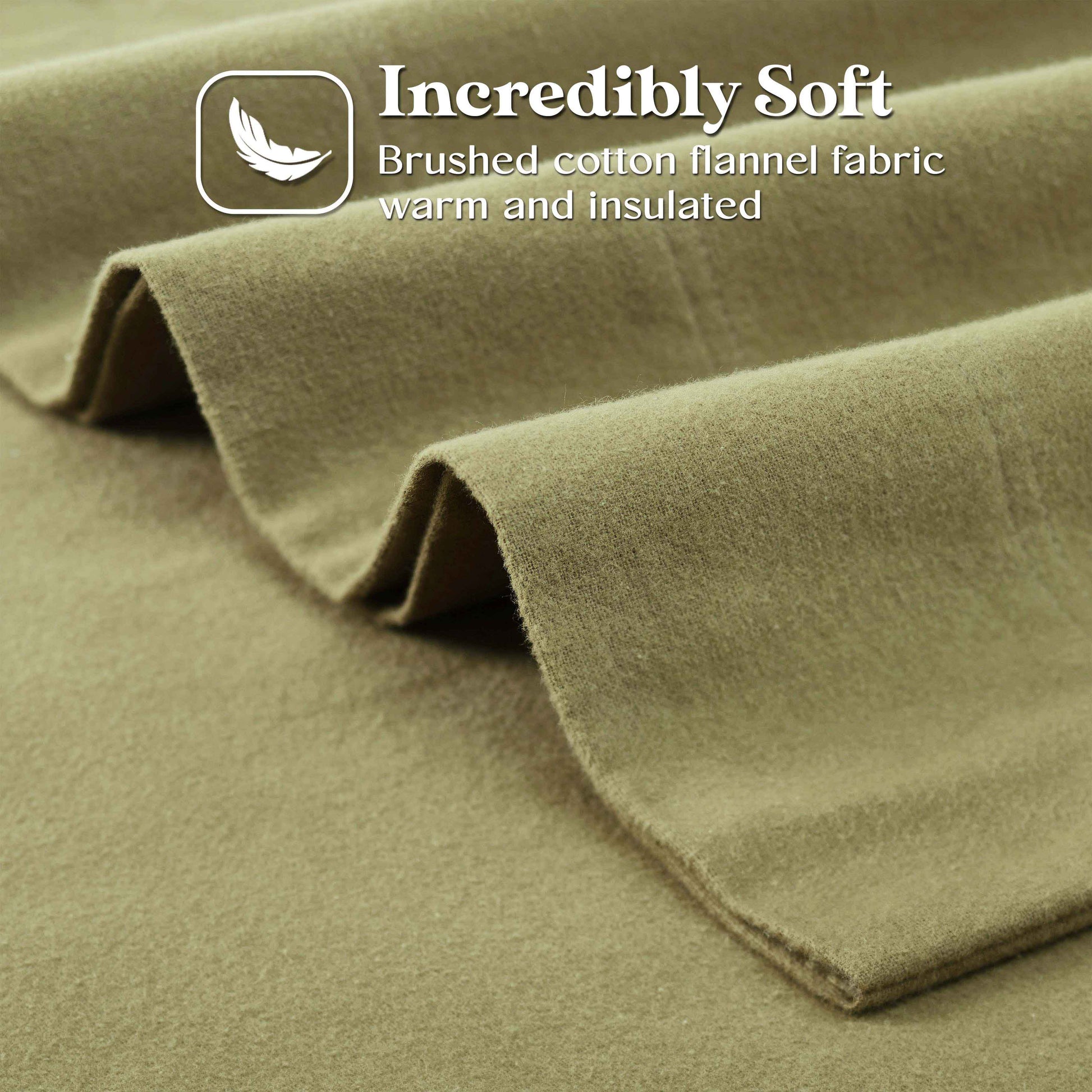 Rome Flannel Cotton Solid Fuzzy Pillowcases, Set of 2 - Pillowcases by Superior Brand