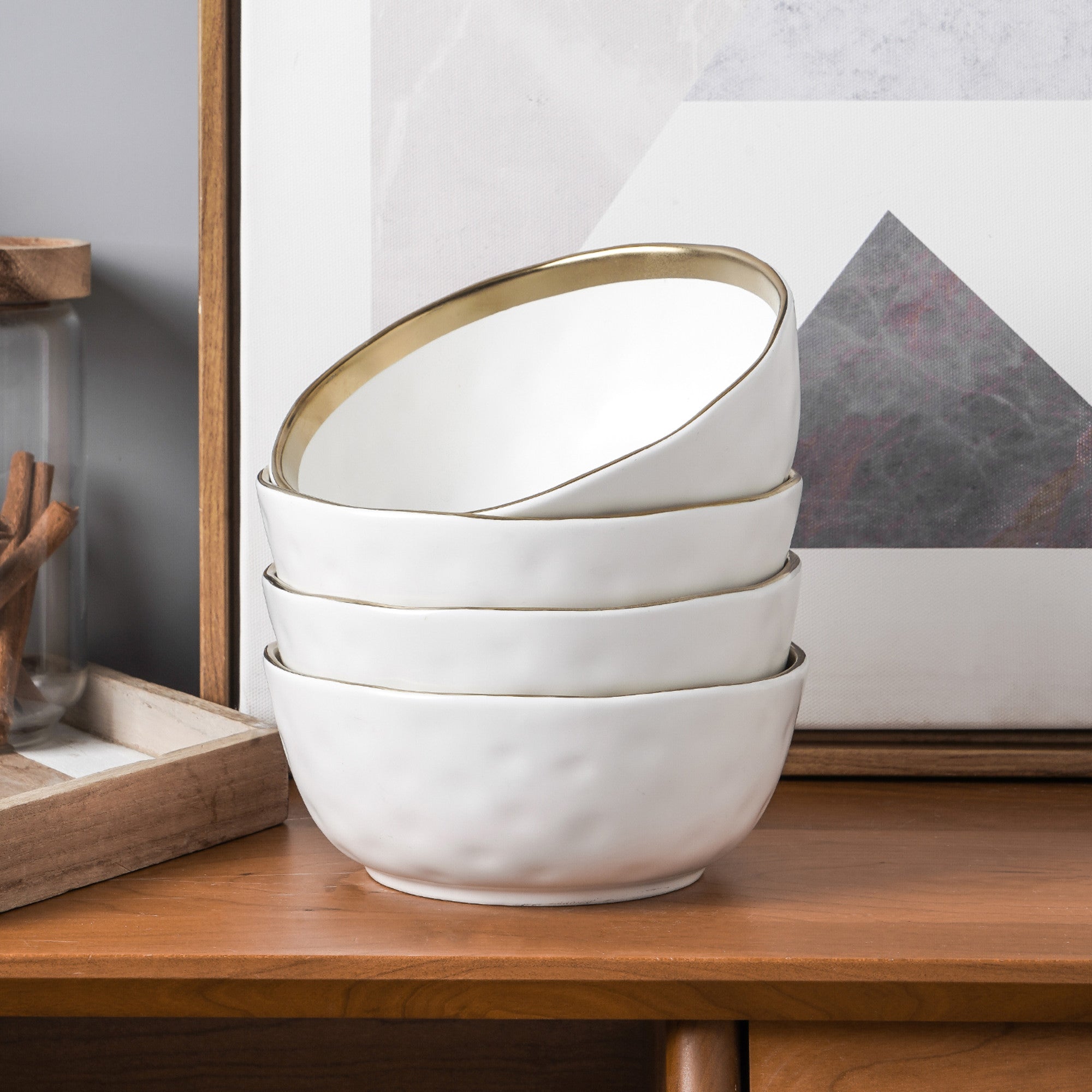 Florian Porcelain Bowl - White