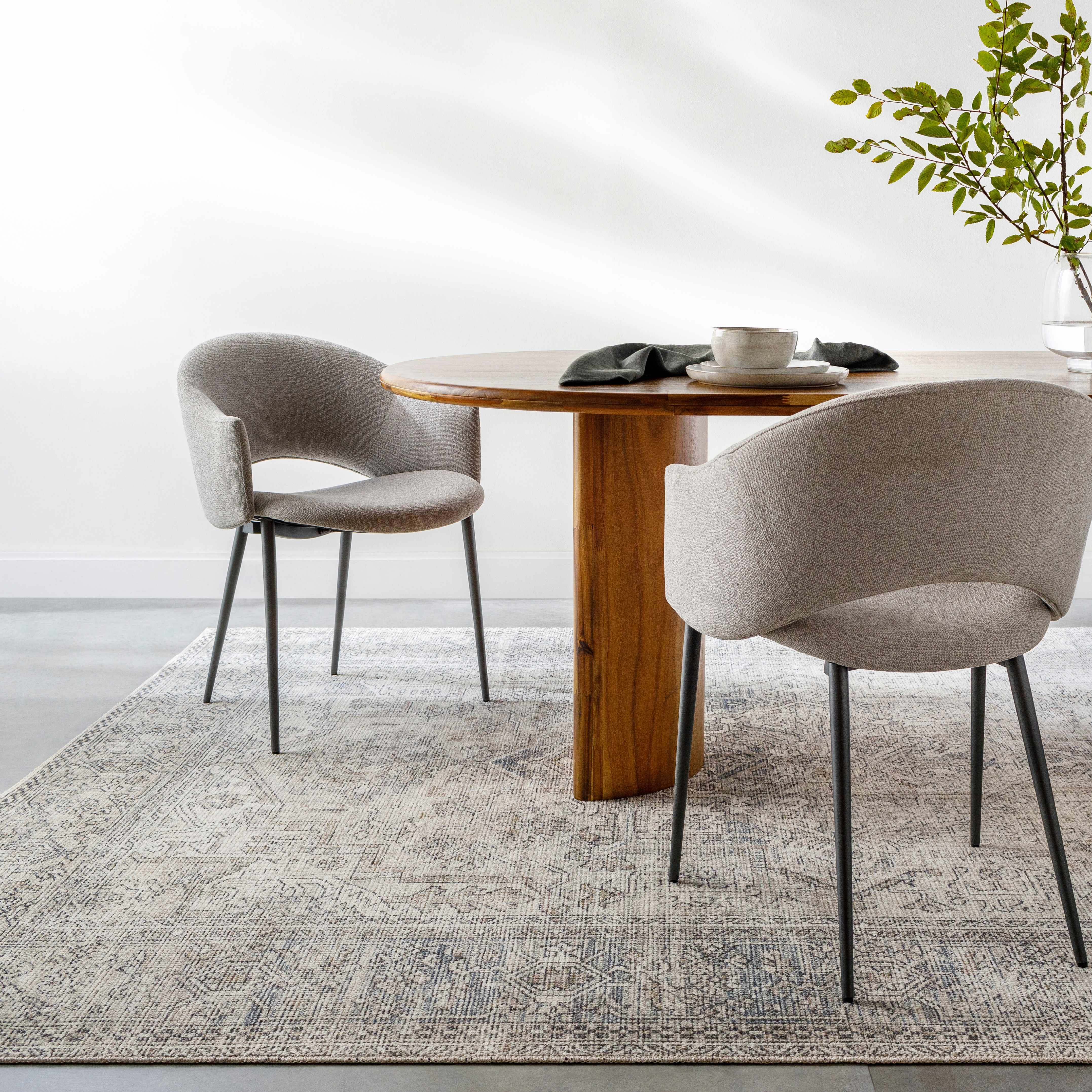 Margot Medallion Light Gray - Livabliss x Becki Owens