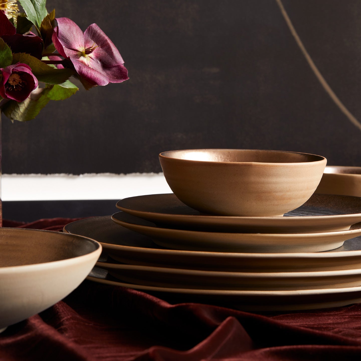 Akita Stoneware Bowl - Copper