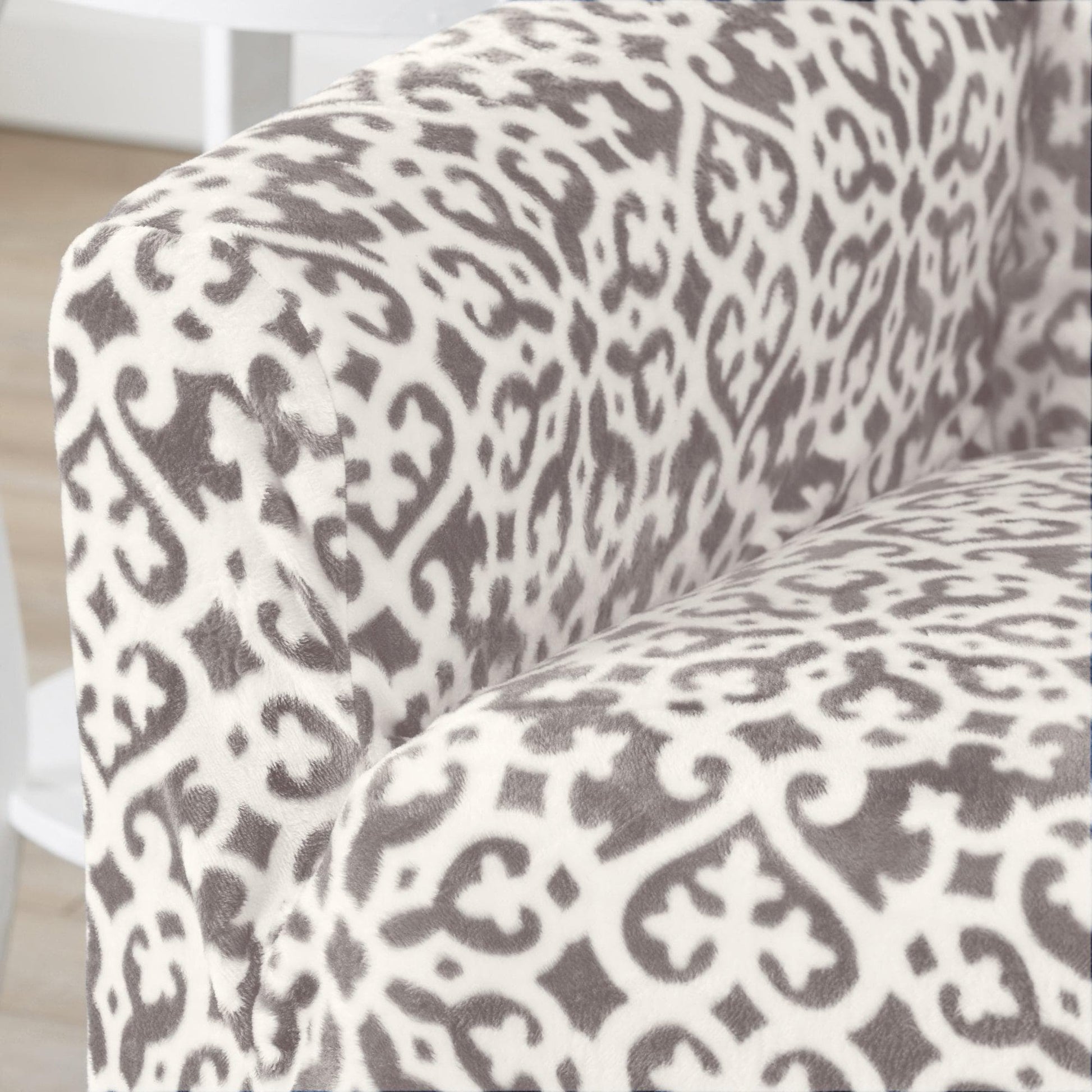 Velvet Stretch Slipcover - Gale Collection - Best Buy Furniture