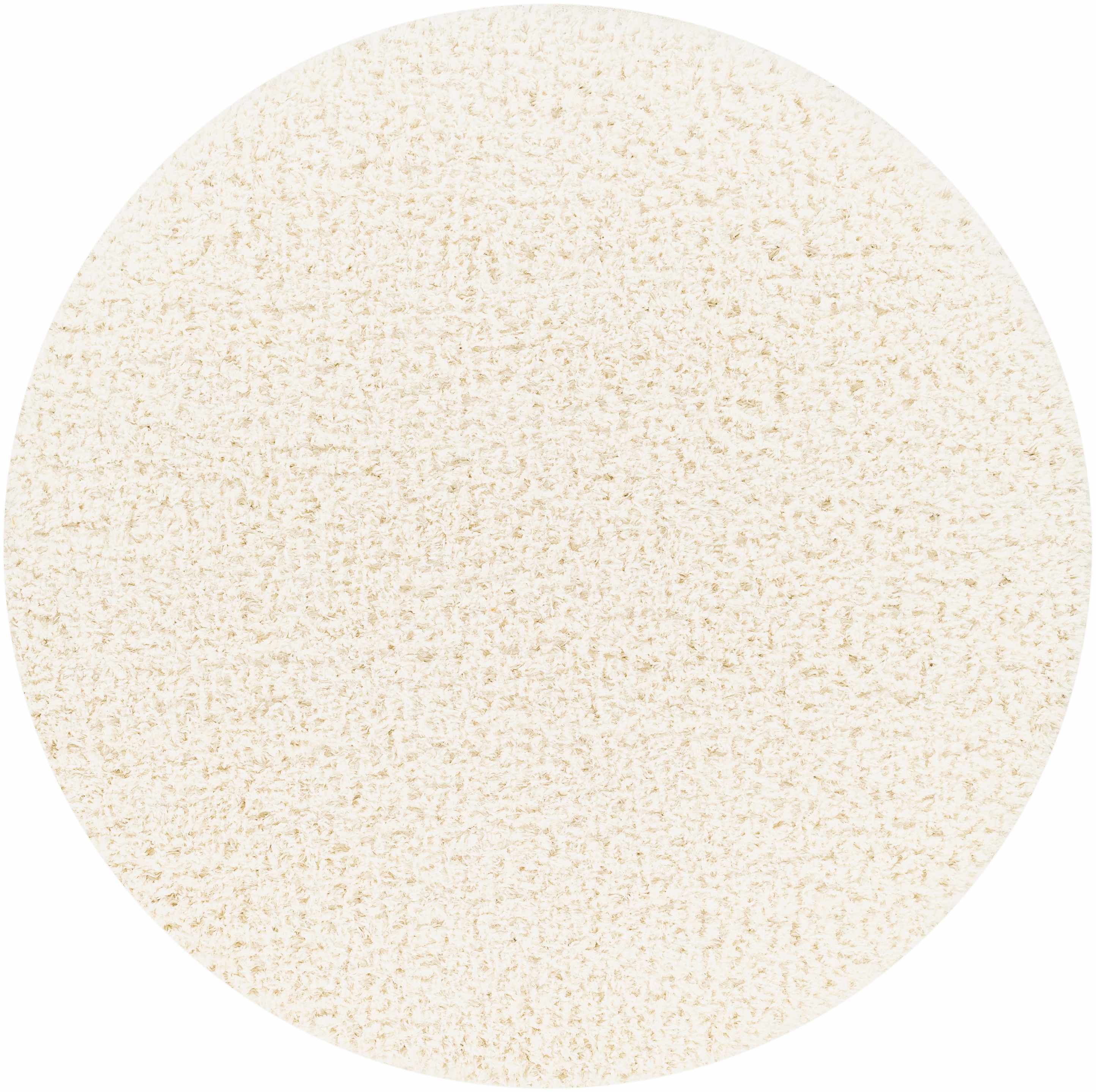 Siari Solid Cream Plush Rug