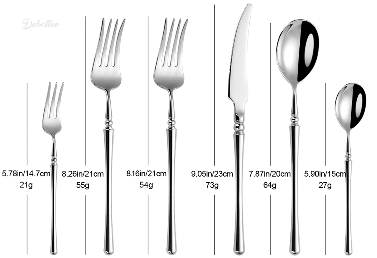 Lusso Silverware Set