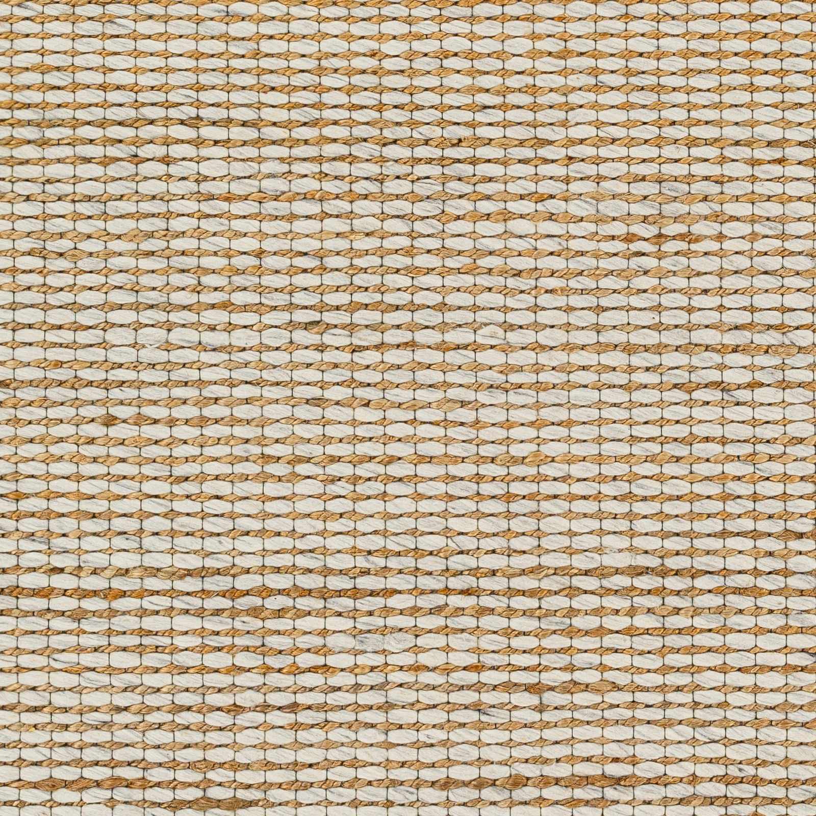 Riki Cream Jute-Wool Blend Rug