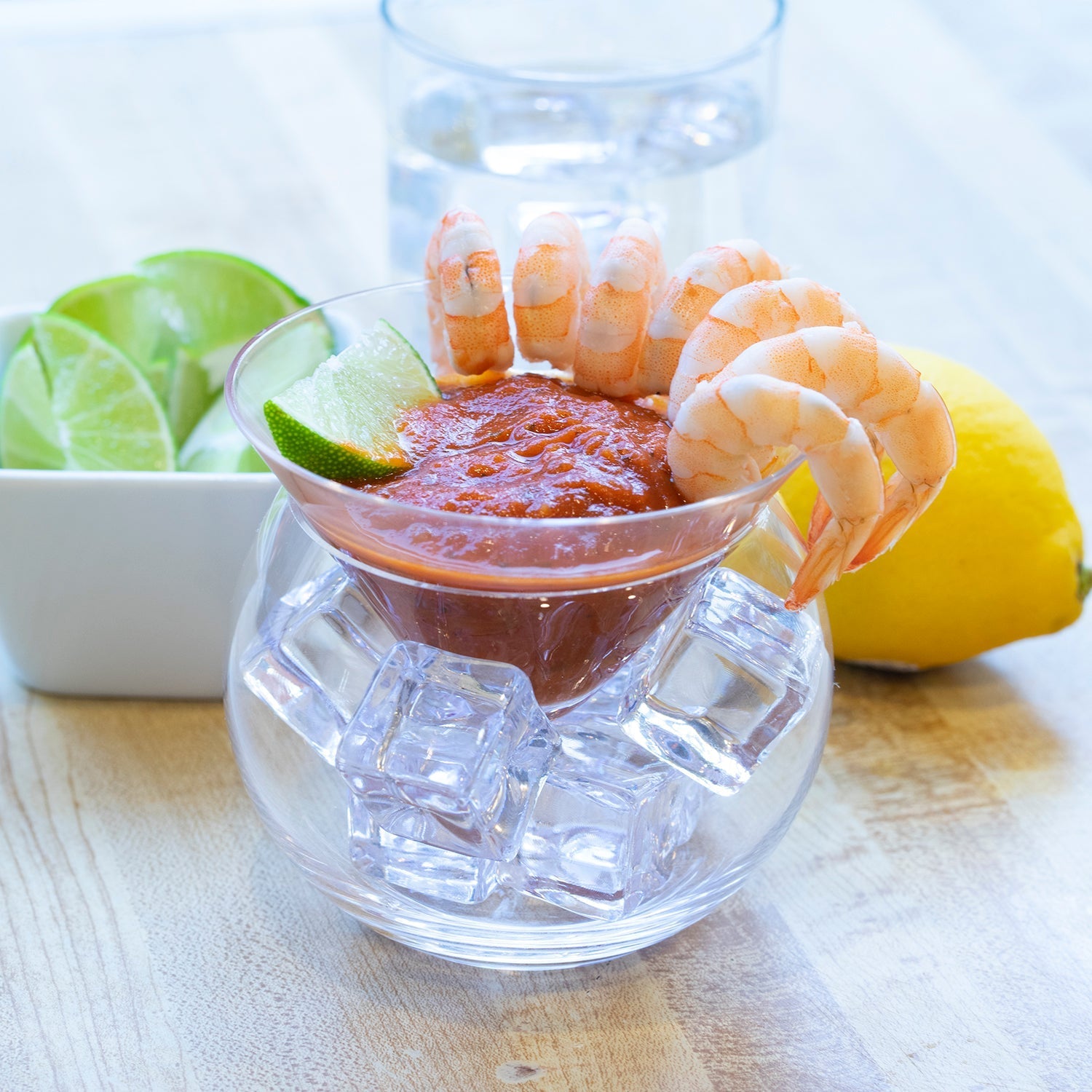 Stemless Martini Glasses With Chiller 5.5oz - (Set of 2 or 4)