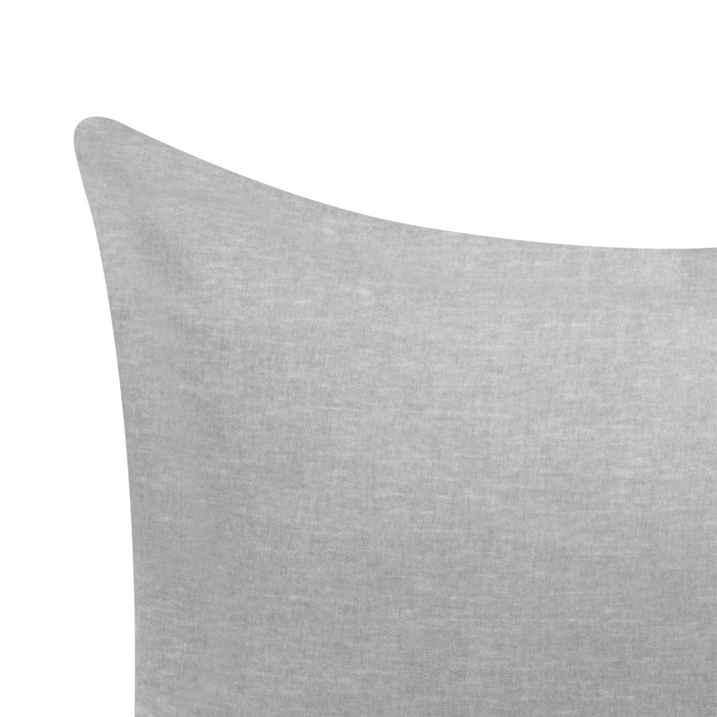 Superior Melange Flannel Cotton Two-Toned Fuzzy Pillowcases, Set of 2 - Pillowcases by Superior Brand