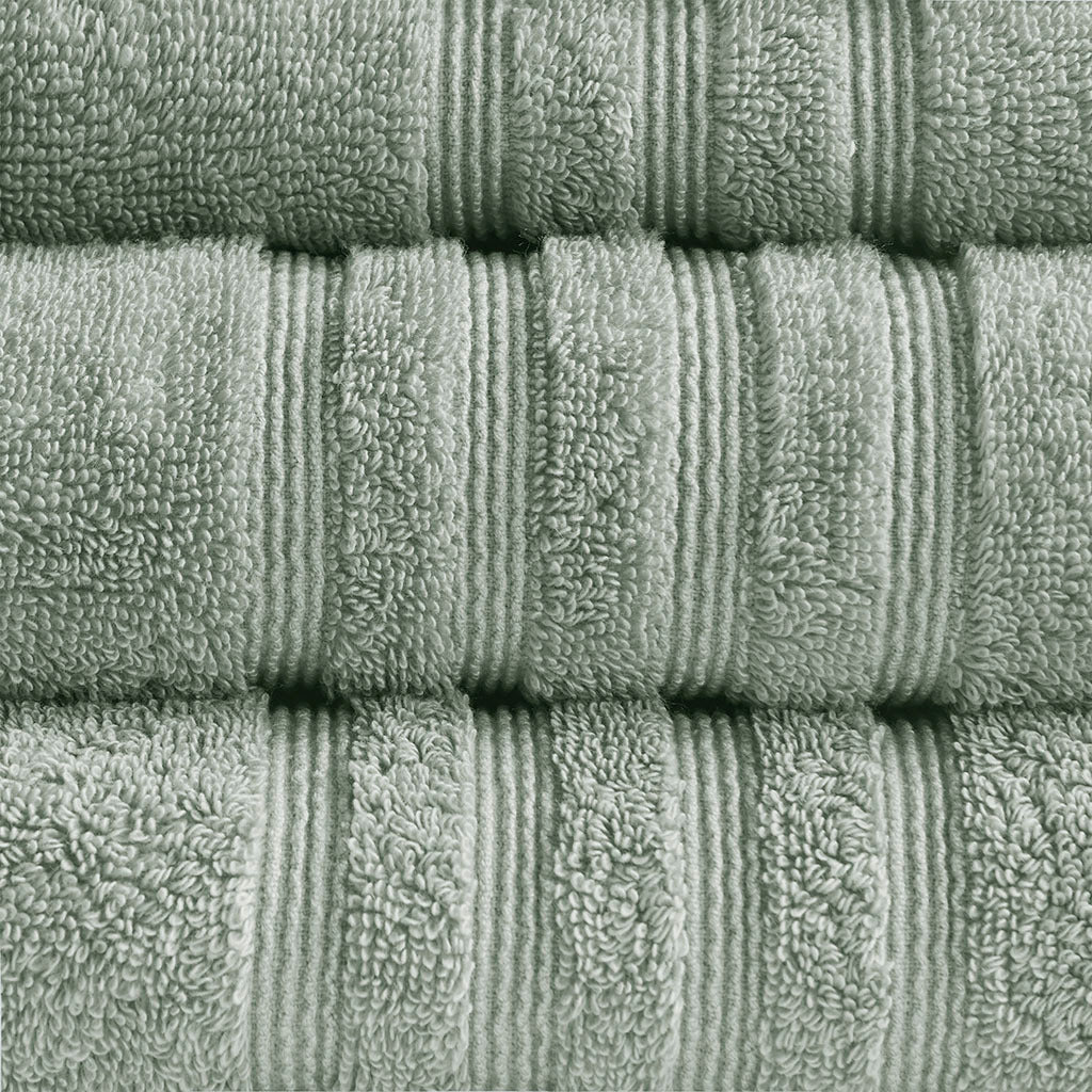 Sustainable antimicrobial bath towel 6 piece set - 4 colors available - Tuesday Morning - Bath Towels