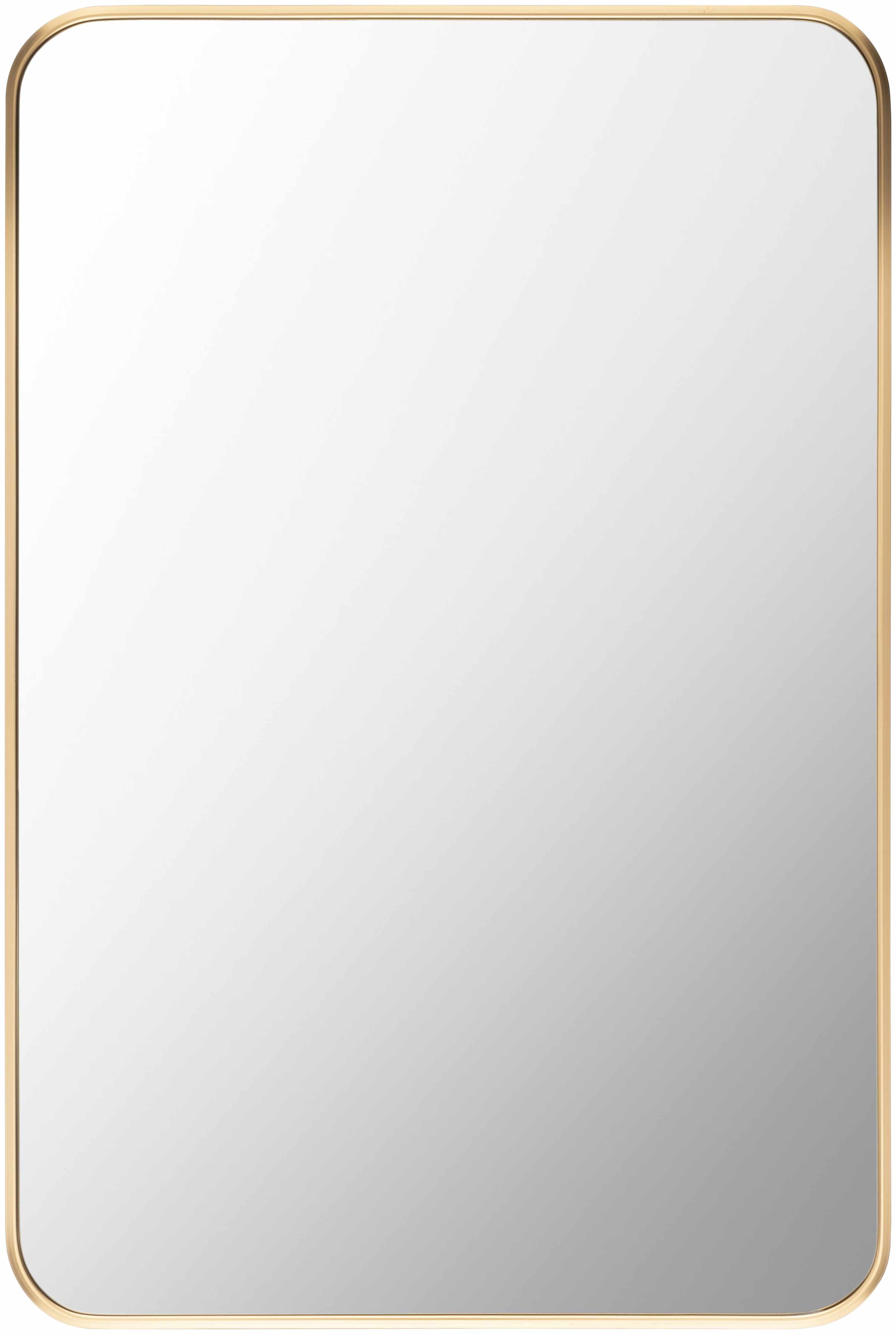 Sustinente Gold Carved Aluminum Frame Mirror