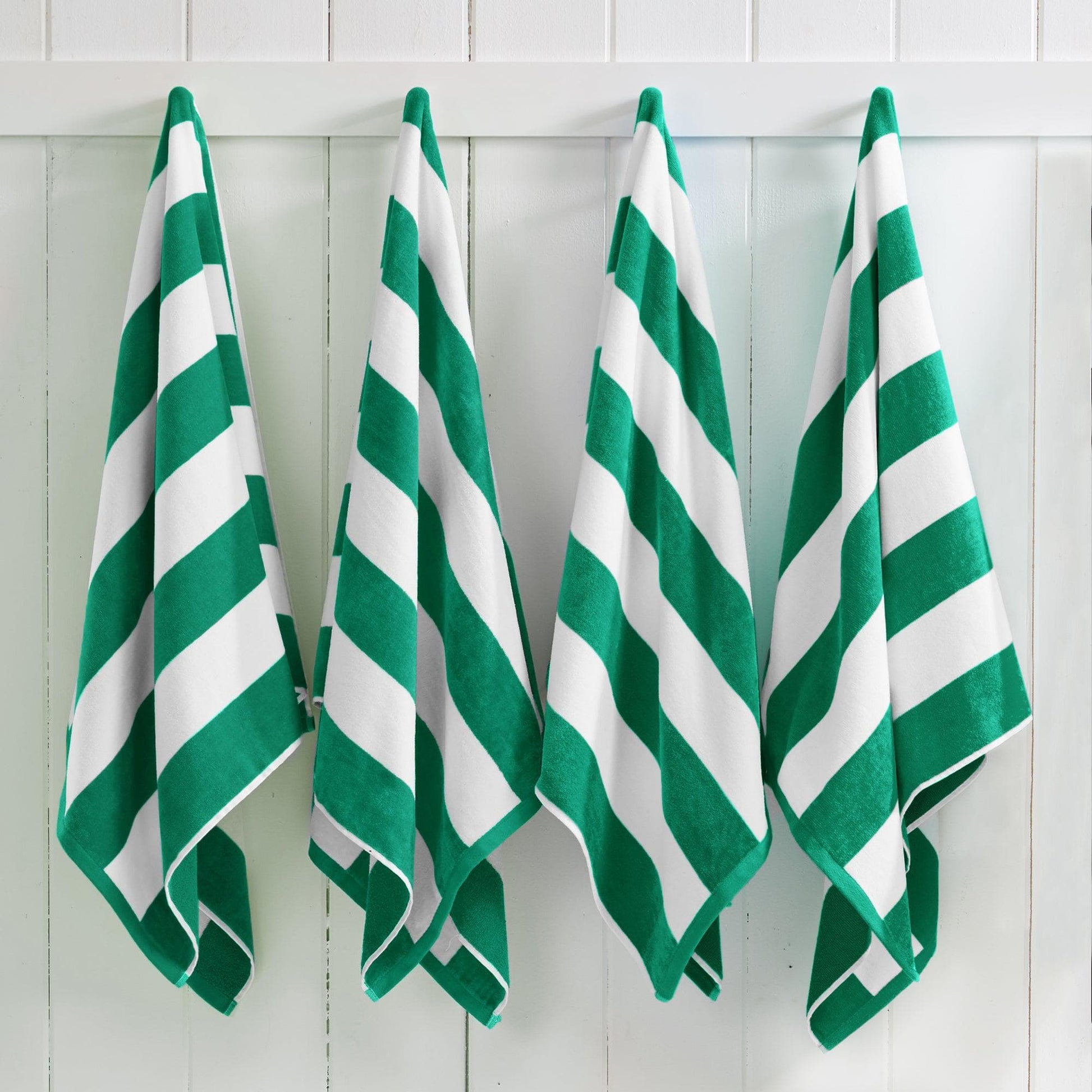 Cotton Velour Cabana Stripe Beach Towel - Novia Collection - Best Buy Furniture