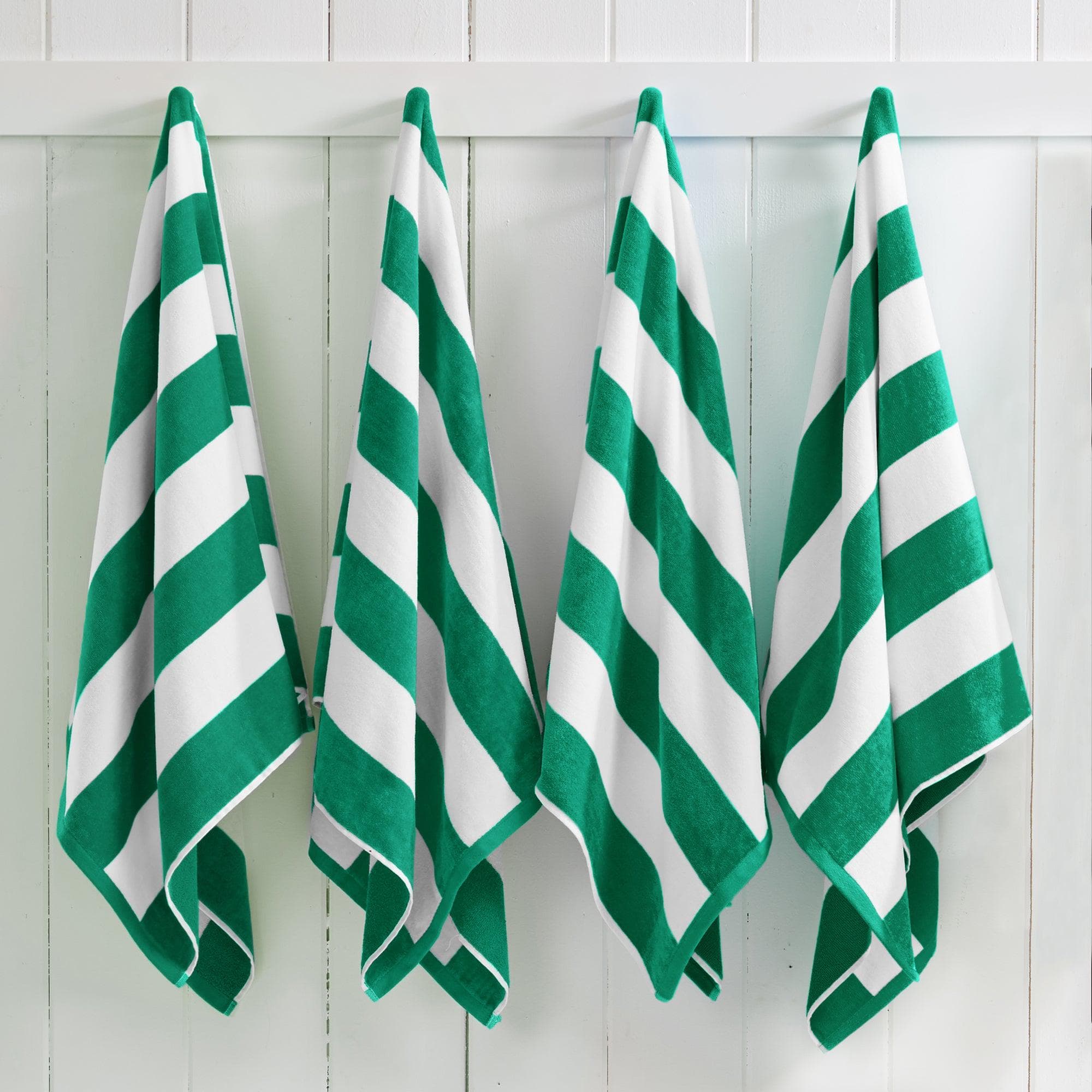 Cotton Velour Cabana Stripe Beach Towel - Novia Collection - Best Buy Furniture