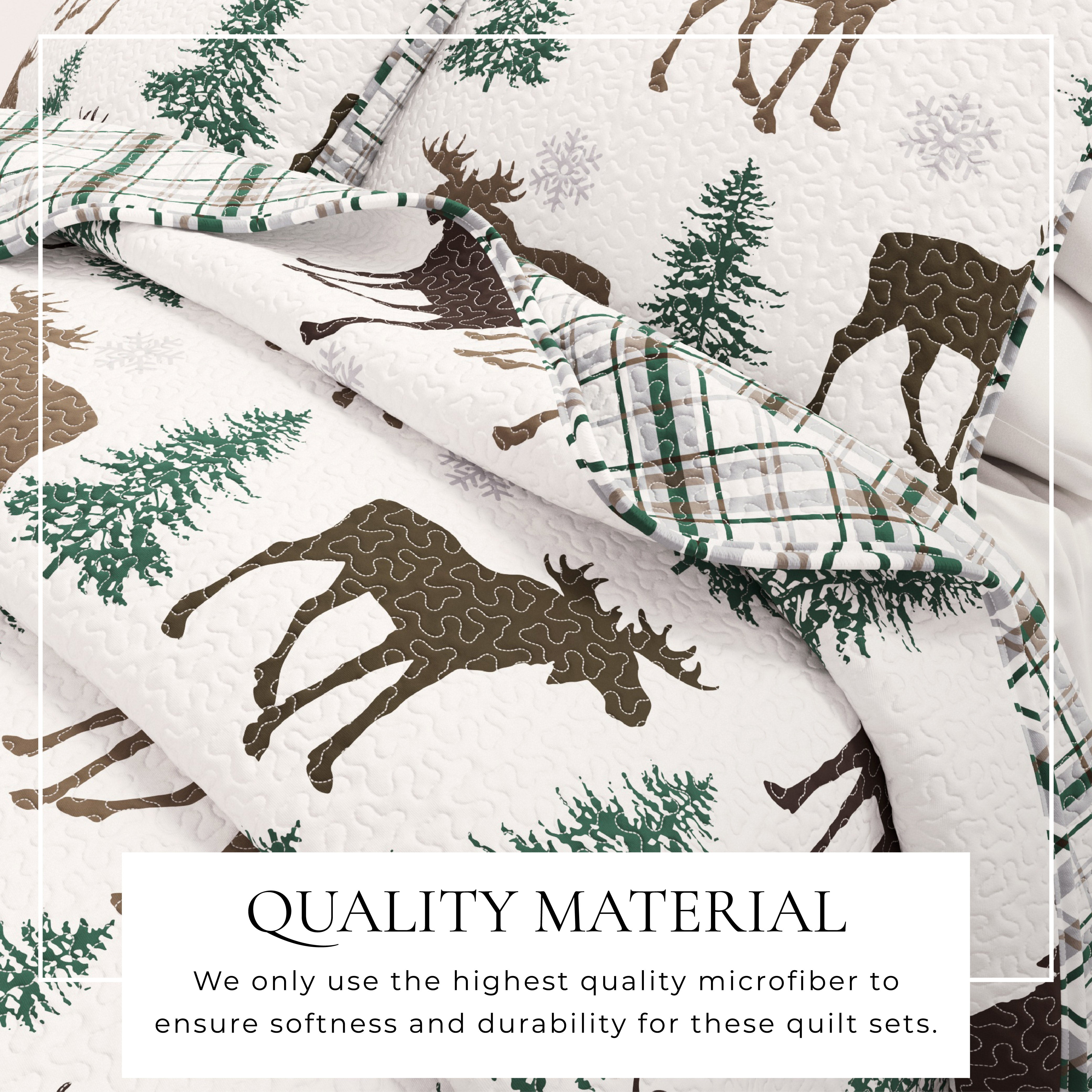 3-Piece Lodge Quilt - Wilderness Collection - Best Buy Furniture