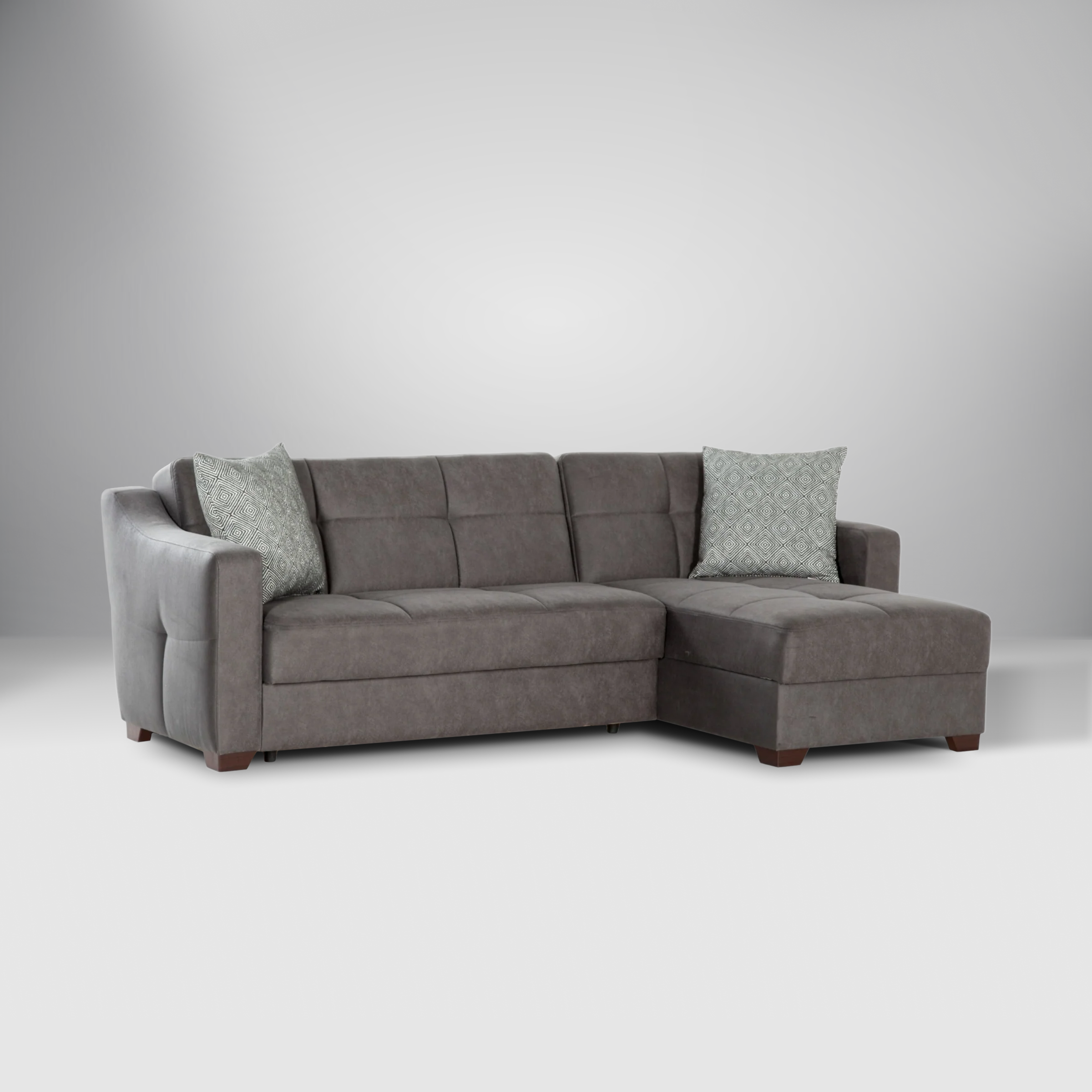 Tahoe sectional sofa featuring a modern sleeper design with clean lines