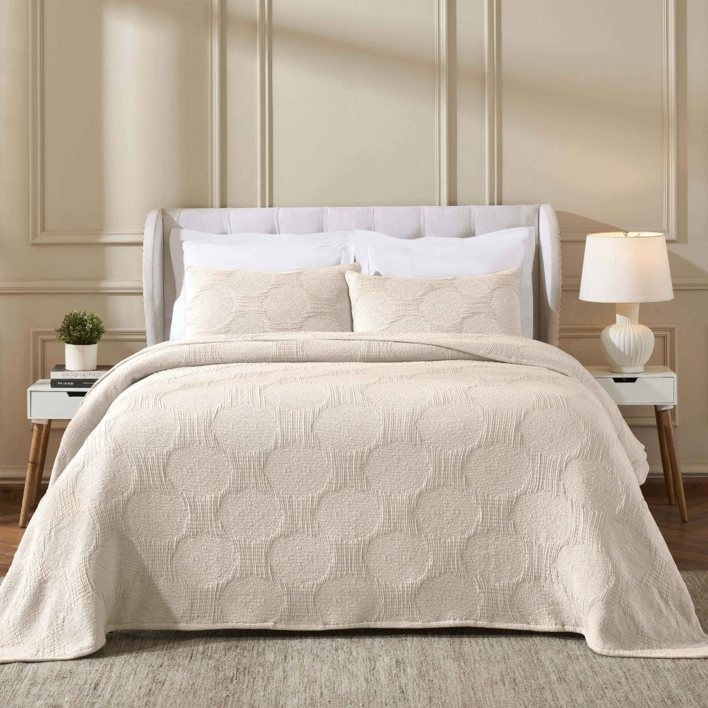 Tanta-Cotton-Medium-Weight-Textured-Modern-Circles-Woven-Coverlet-Coverlet