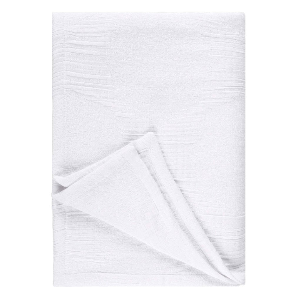 Tanta Cotton Medium Weight Textured Modern Circles Woven Coverlet - Coverlet by Superior Brand
