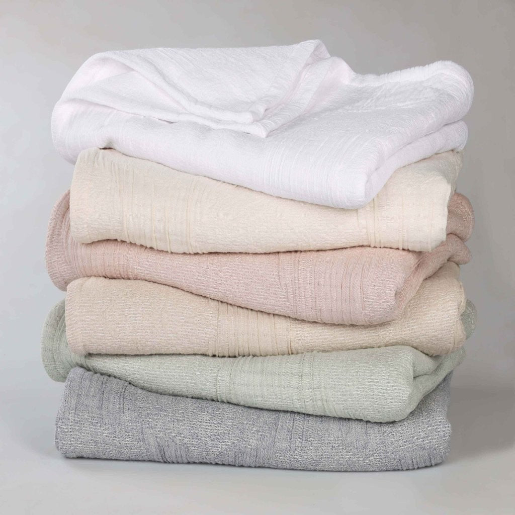 Tanta Cotton Medium Weight Textured Modern Circles Woven Coverlet - Coverlet by Superior Brand