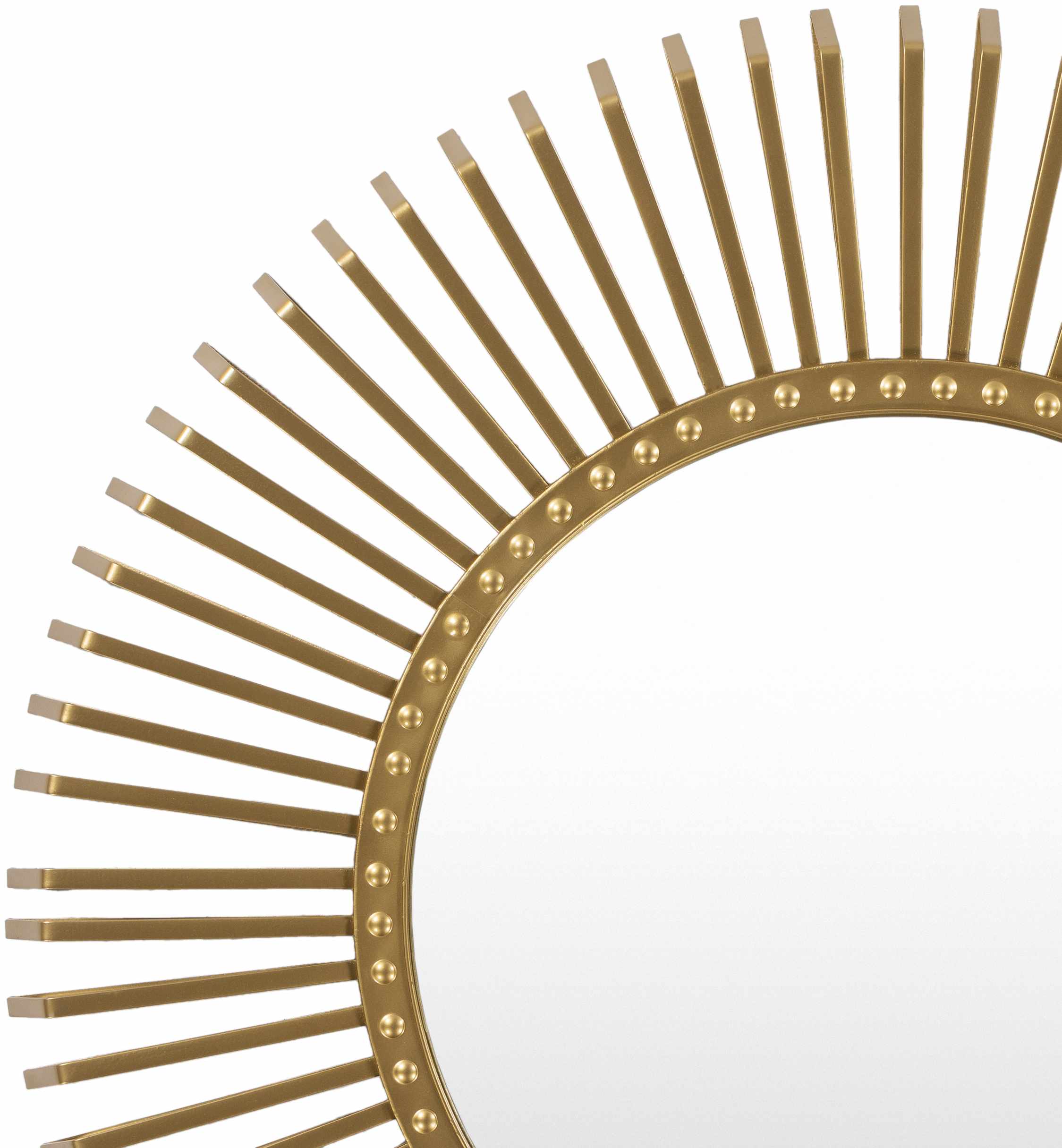 Tarvin 40" Round Metal Frame Mirror