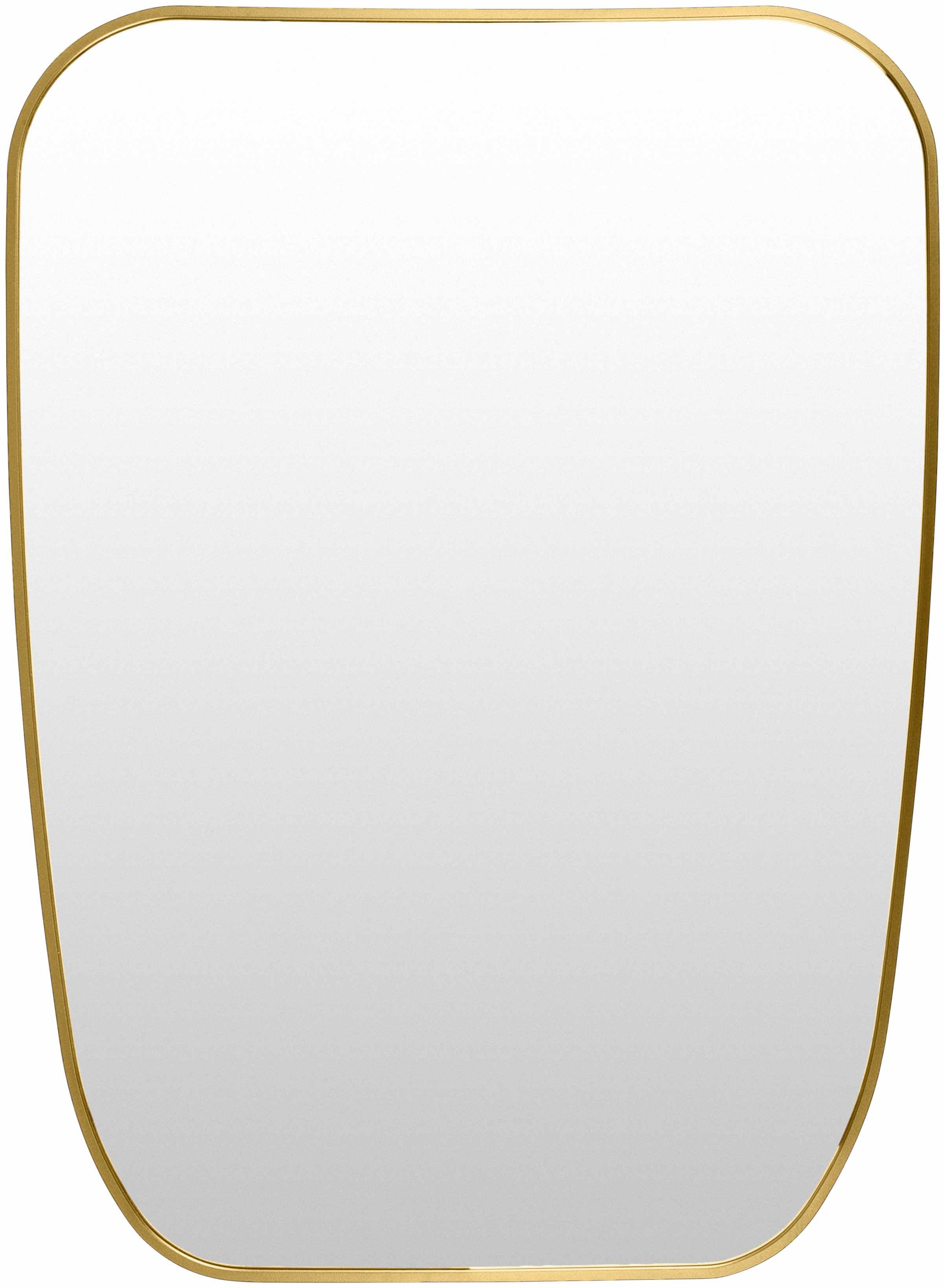Texcaltic Gold Carved Mirror 32" H x 24" W x 1" D