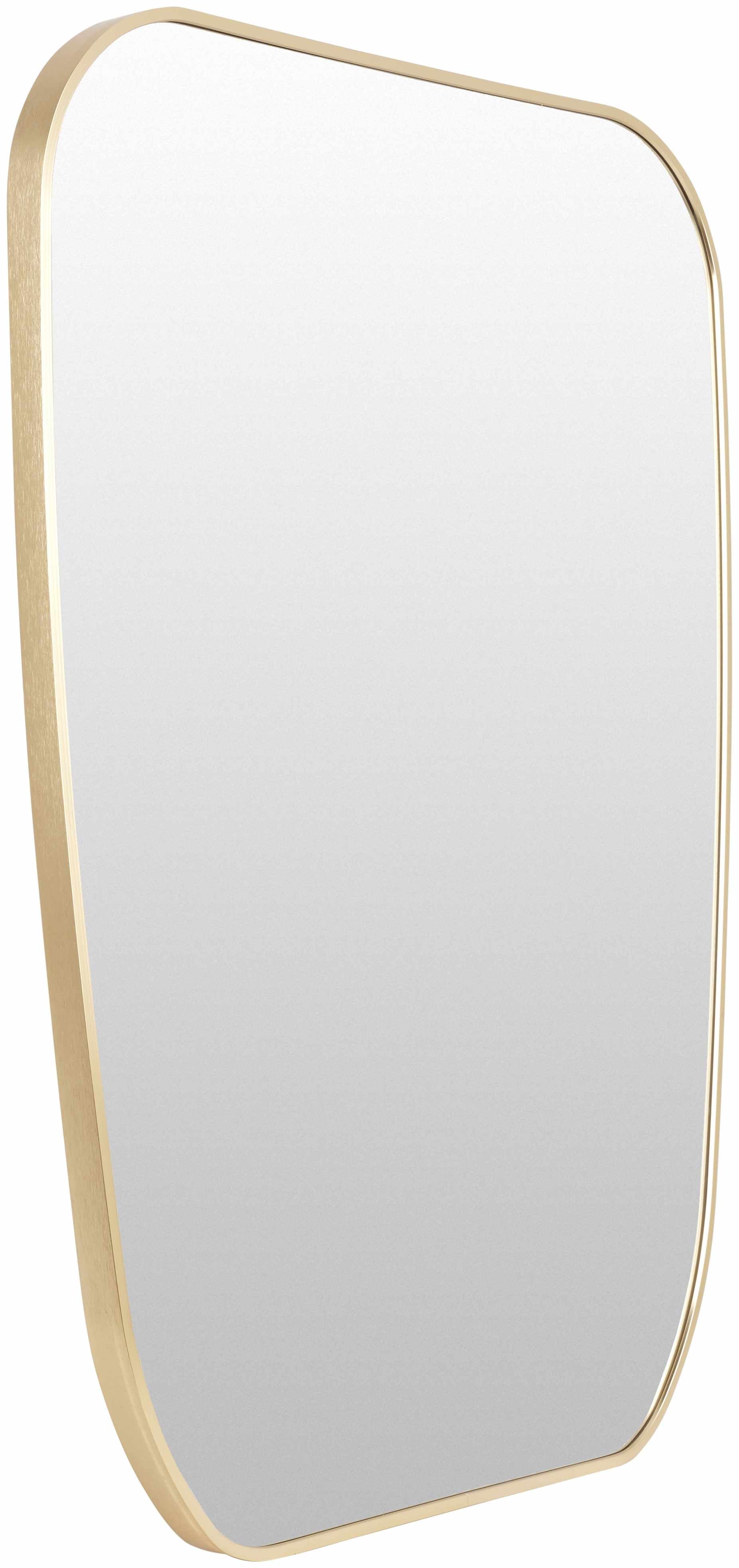 Texcaltic Gold Carved Mirror 32" H x 24" W x 1" D