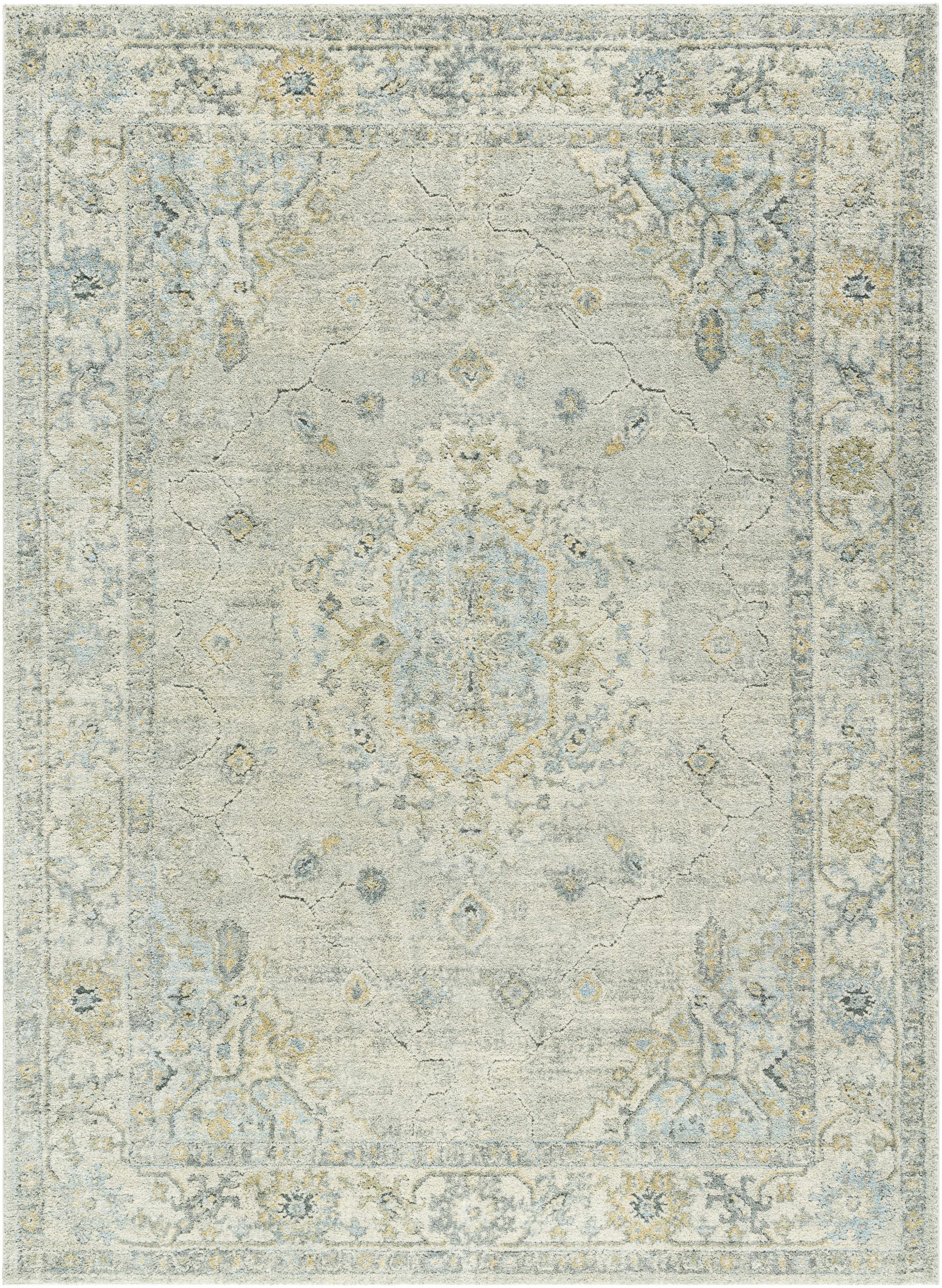 Tyche Light Gray Thick Luxe Area Rug
