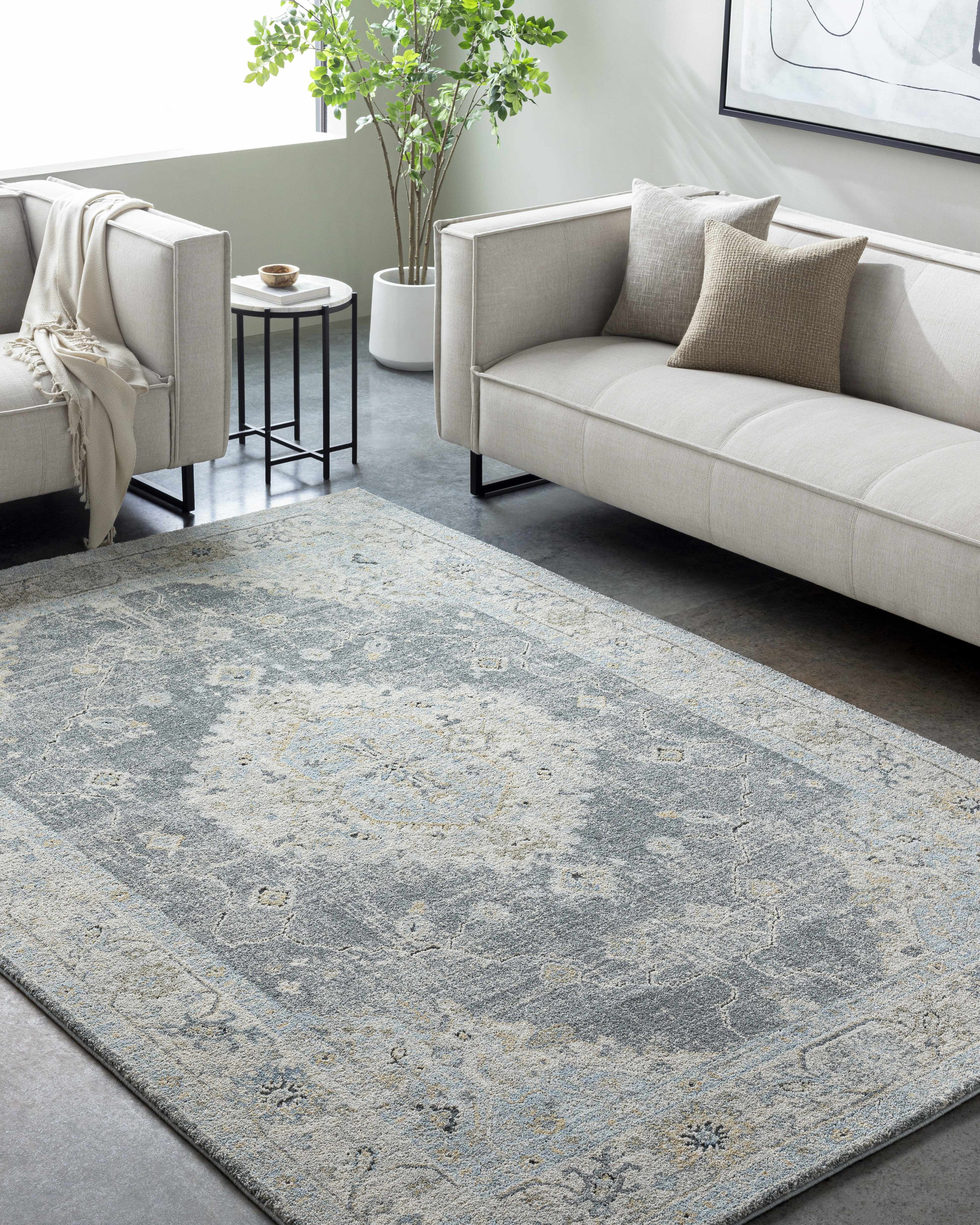 Tyche Tan Thick Luxe Area Rug