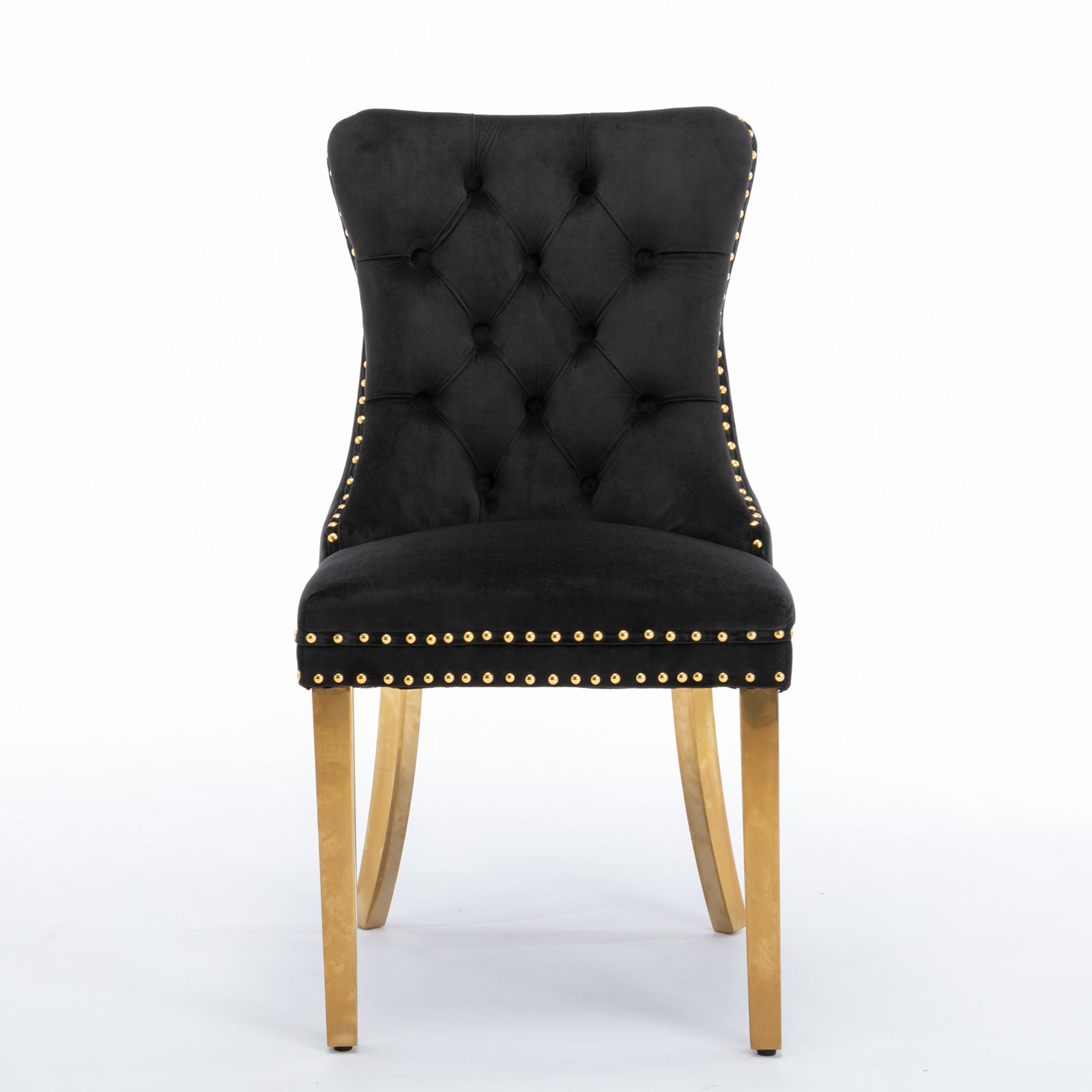 The Modern Textured Fabric with Nail head trim Dining Chairs – Set of Two - Tuesday Morning - Kitchen & Dining Room Chairs