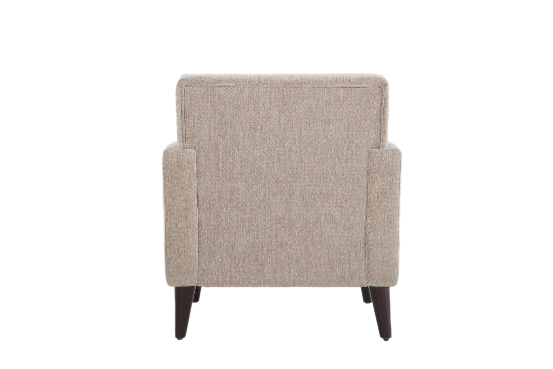 Theo leatherette-upholstered armchair designed for modern homes