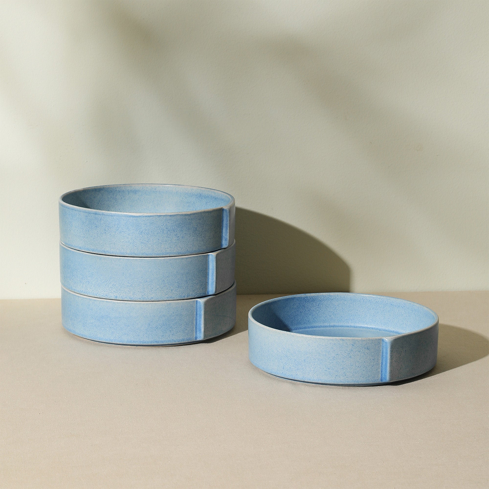 Bao Stoneware  Pasta Bowl - Blue