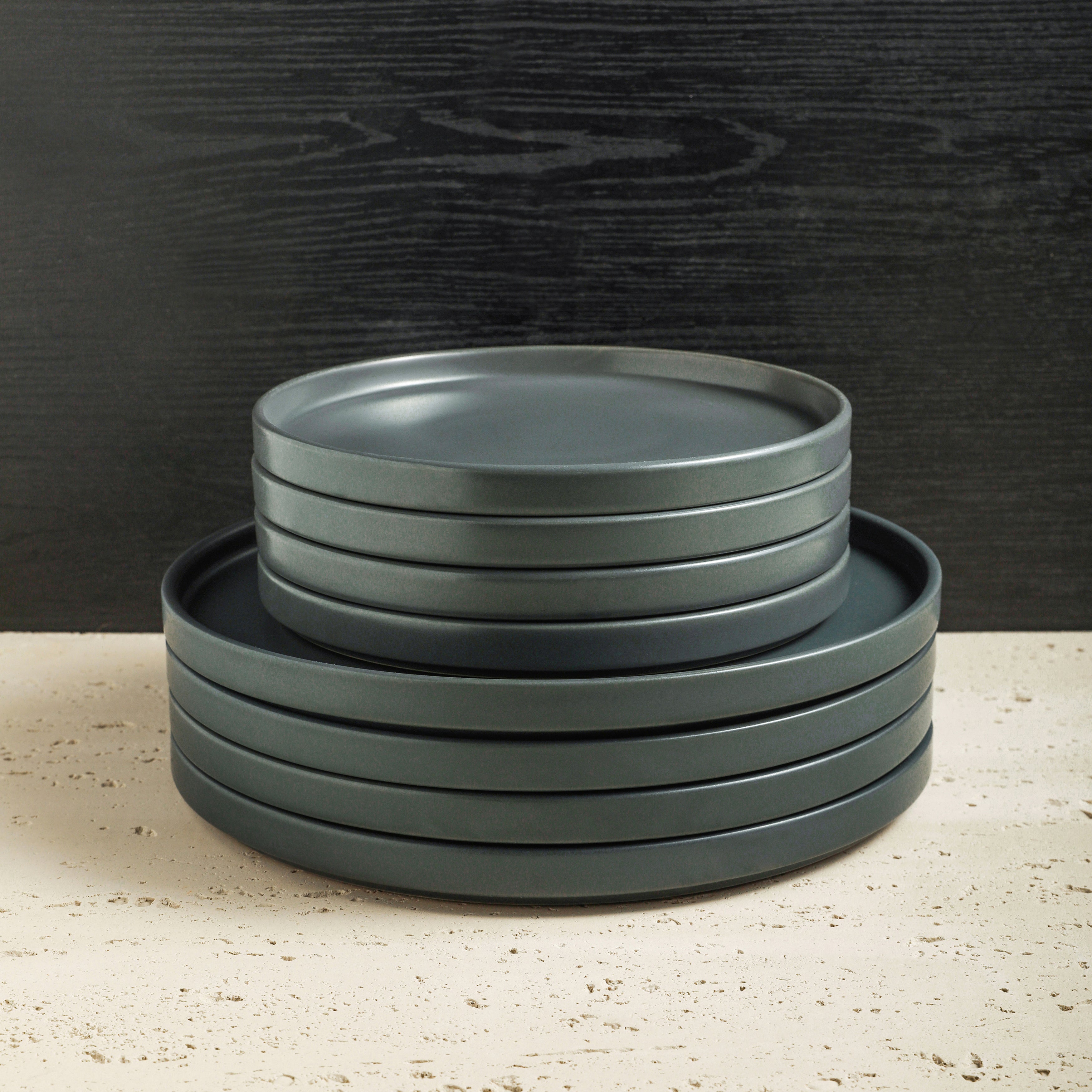Celina Stoneware Dinnerware Set - Gray Matte