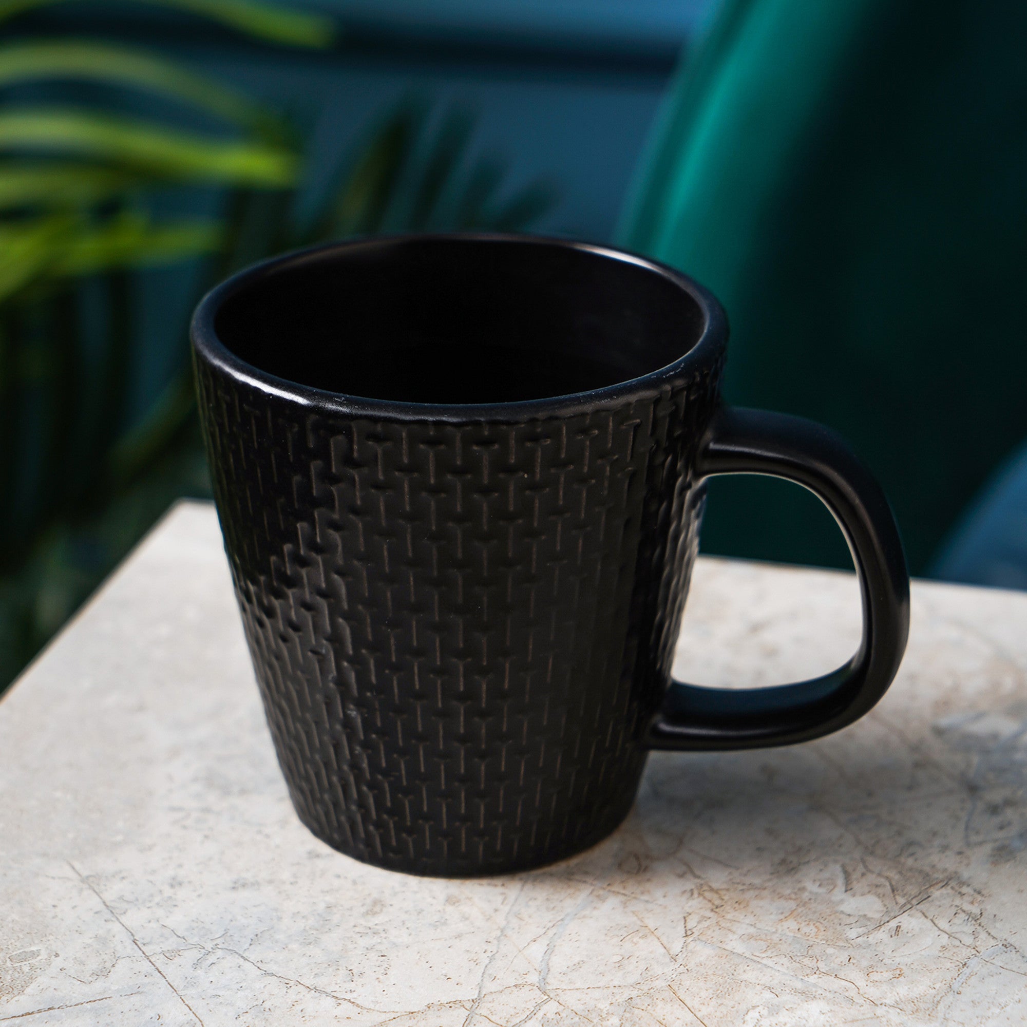 Abigael Stoneware Mug - Black