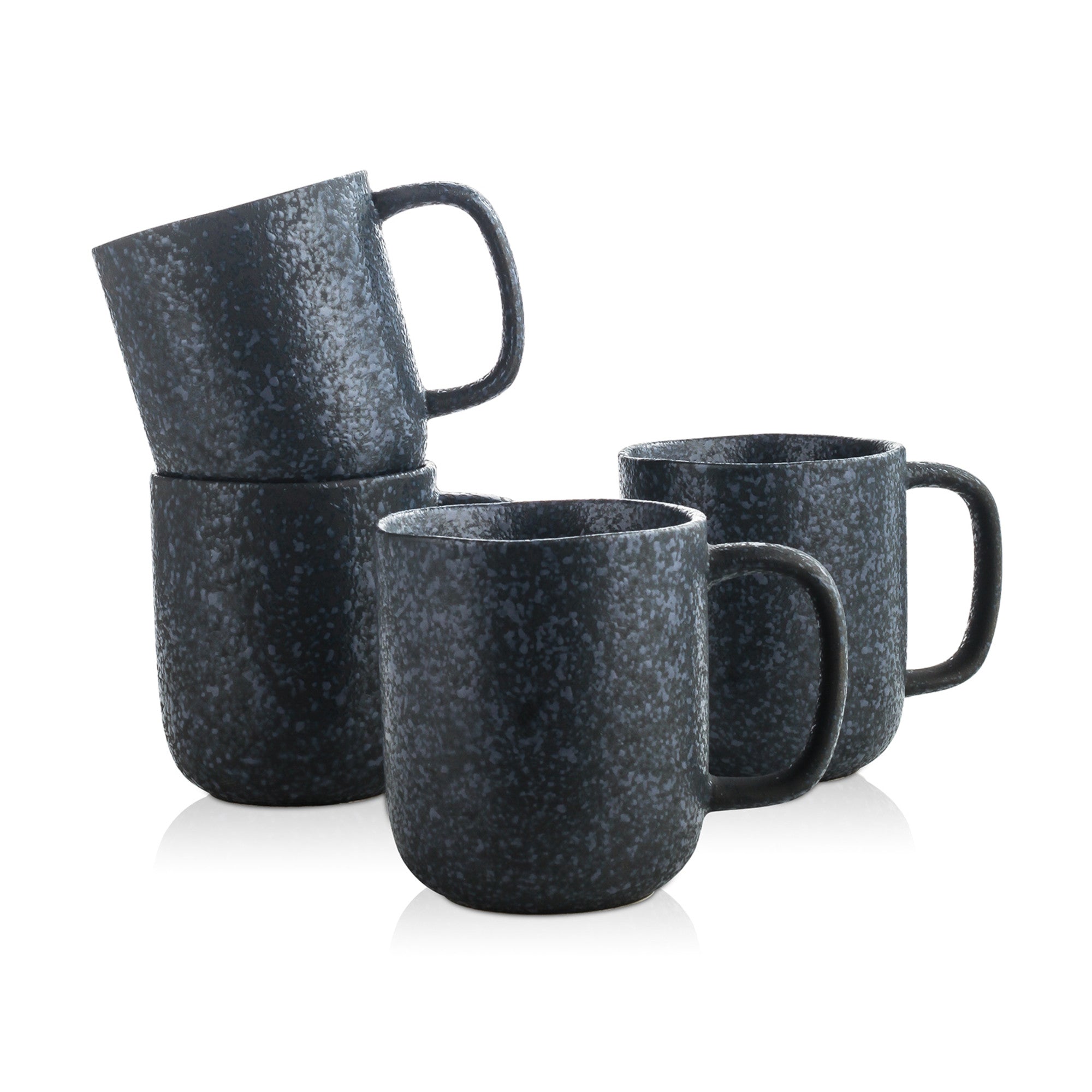 Tom Stoneware Mug - Gray And Blue Reflection