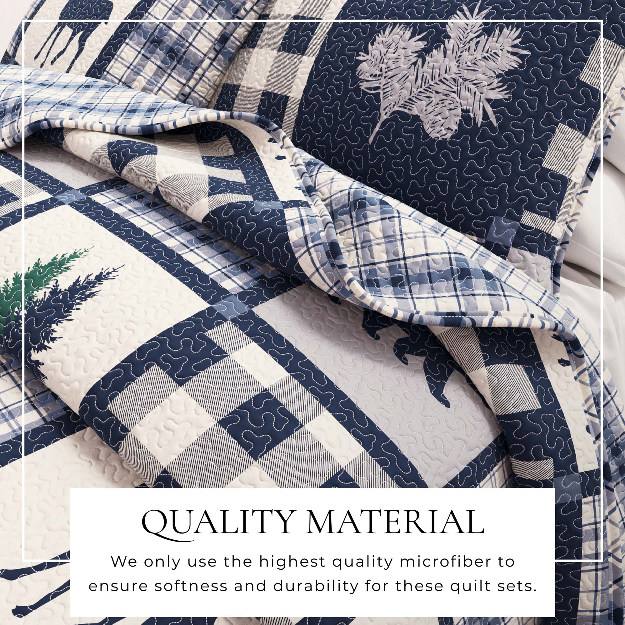 3-Piece Lodge Quilt - Stonehurst Collection - Best Buy Furniture