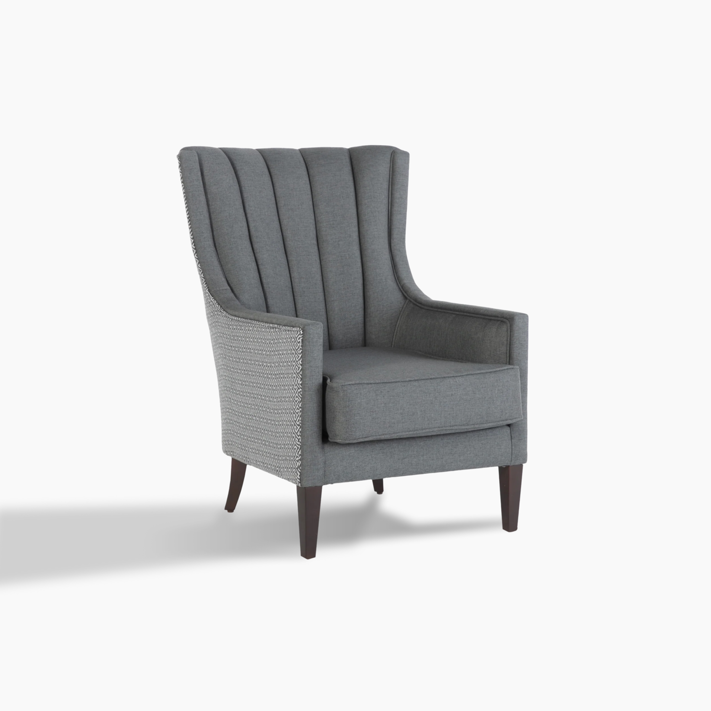 Traditional Palmer armchair with comfortable foam cushioning and durable wood frame construction