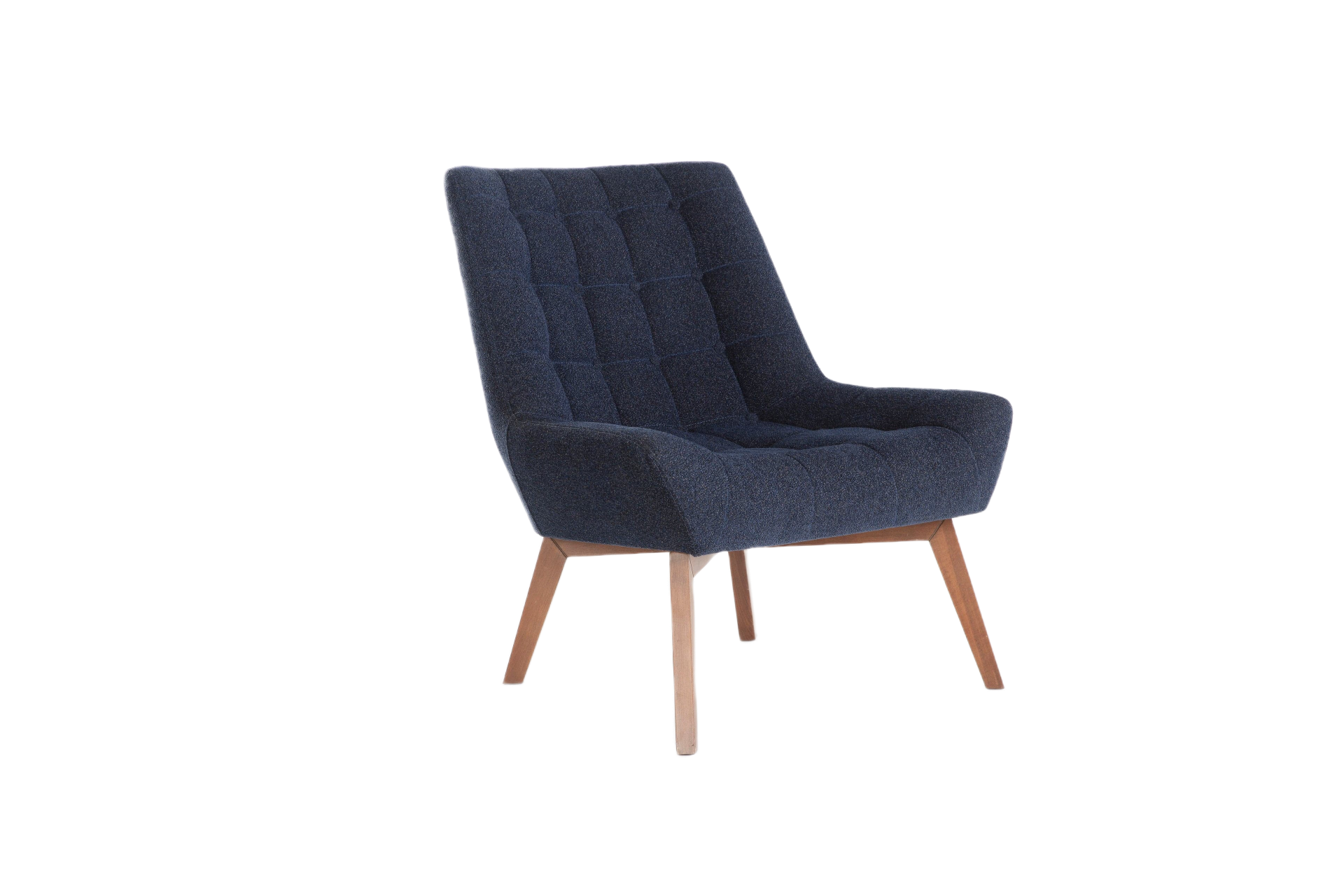 Revere Accent Chair in a traditional style with clean lines, two-tone polyester fabric, and a sturdy wooden frame. Combines style and comfort seamlessly.