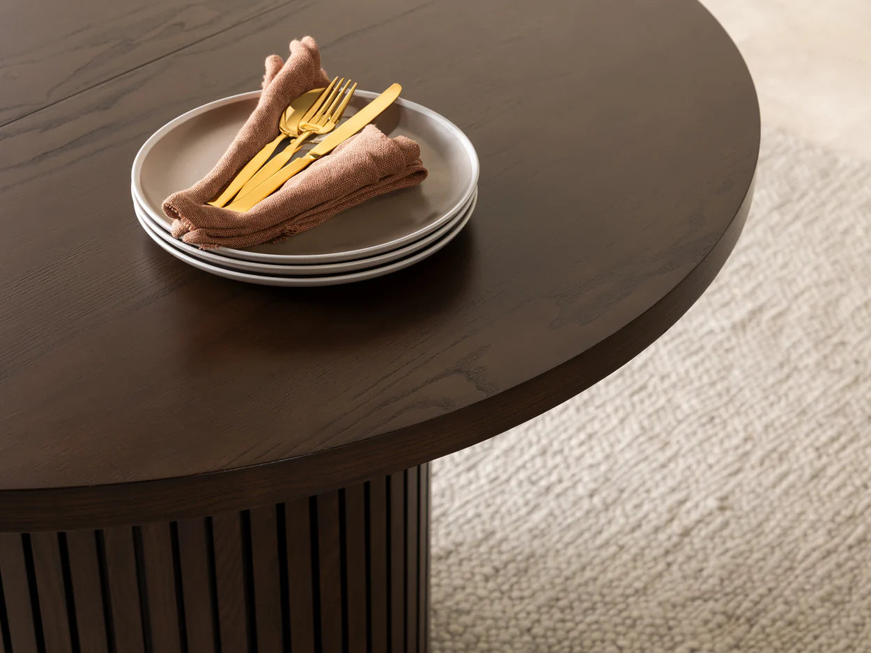 Transformer Round Extendable Dining Table