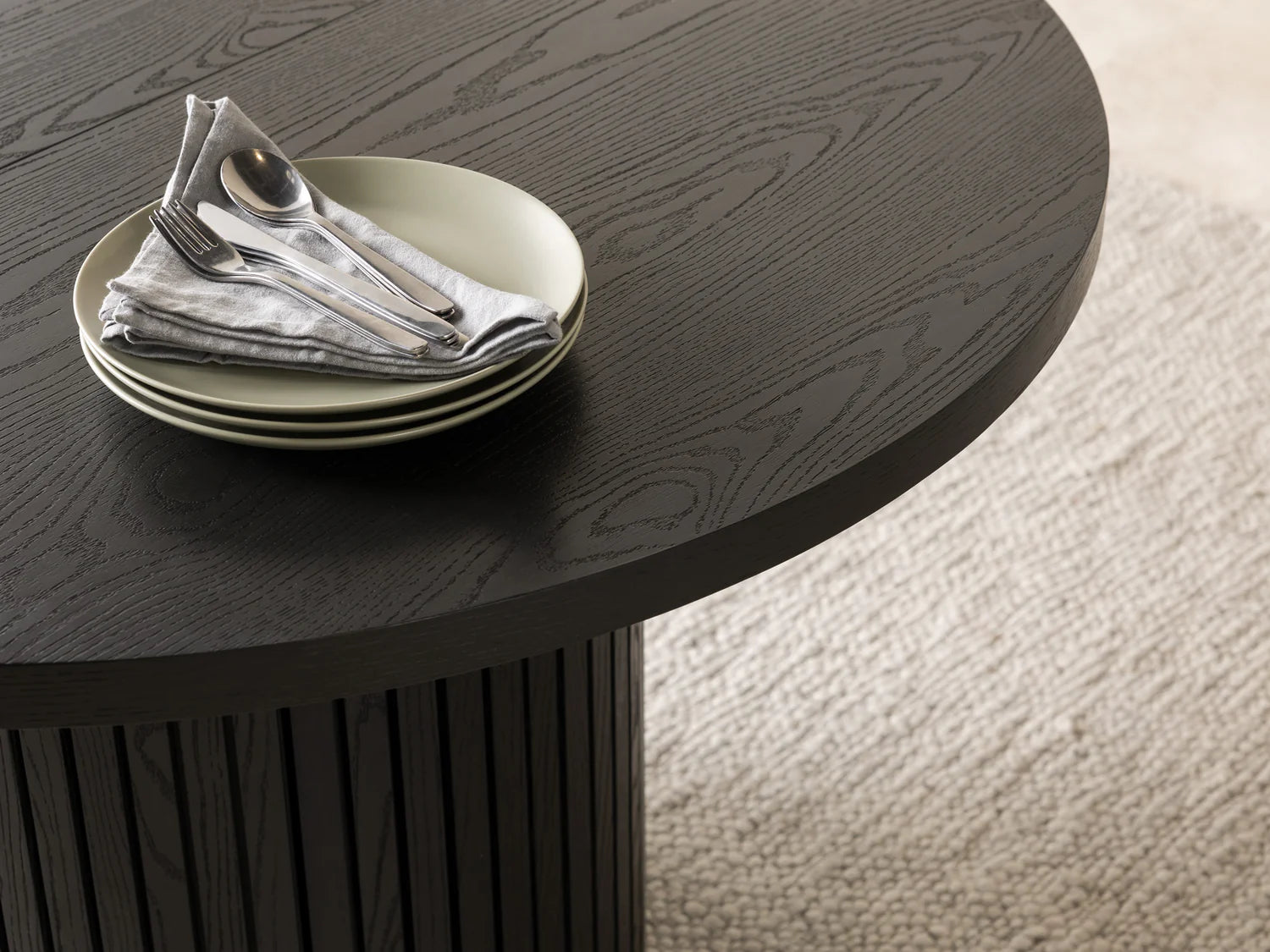 Transformer Round Extendable Dining Table